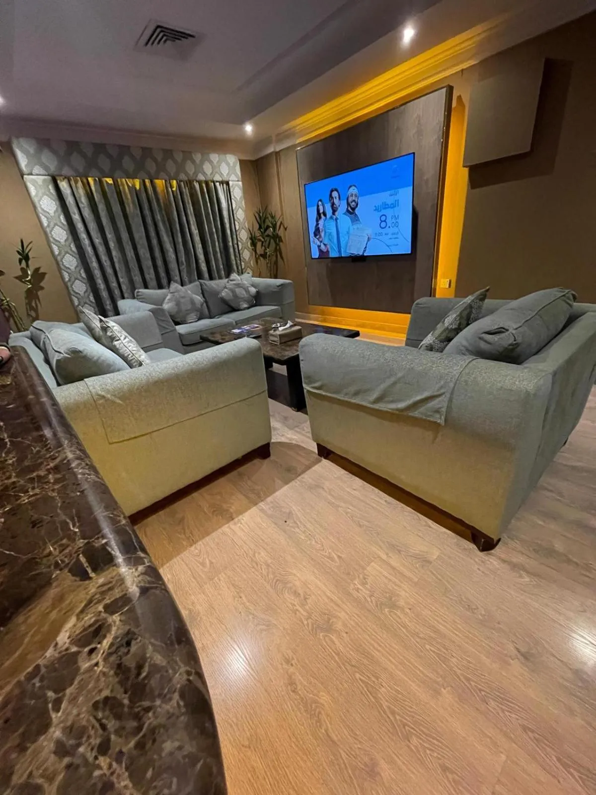 Seating area in Terrace Furnished Apartments- Fintas1