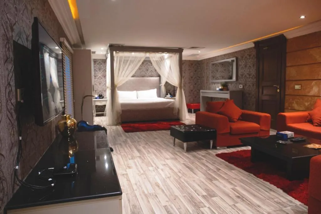 Living room in Terrace Furnished Apartments- Fintas1