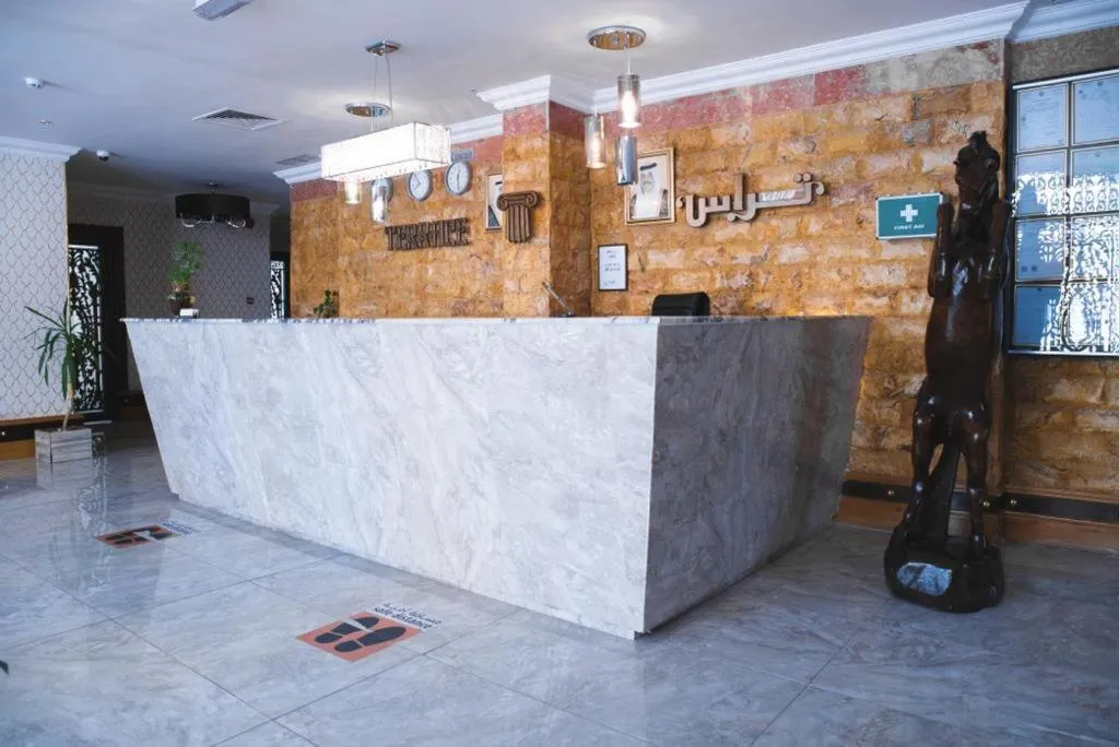 Lobby or reception in Terrace Furnished Apartments- Fintas1