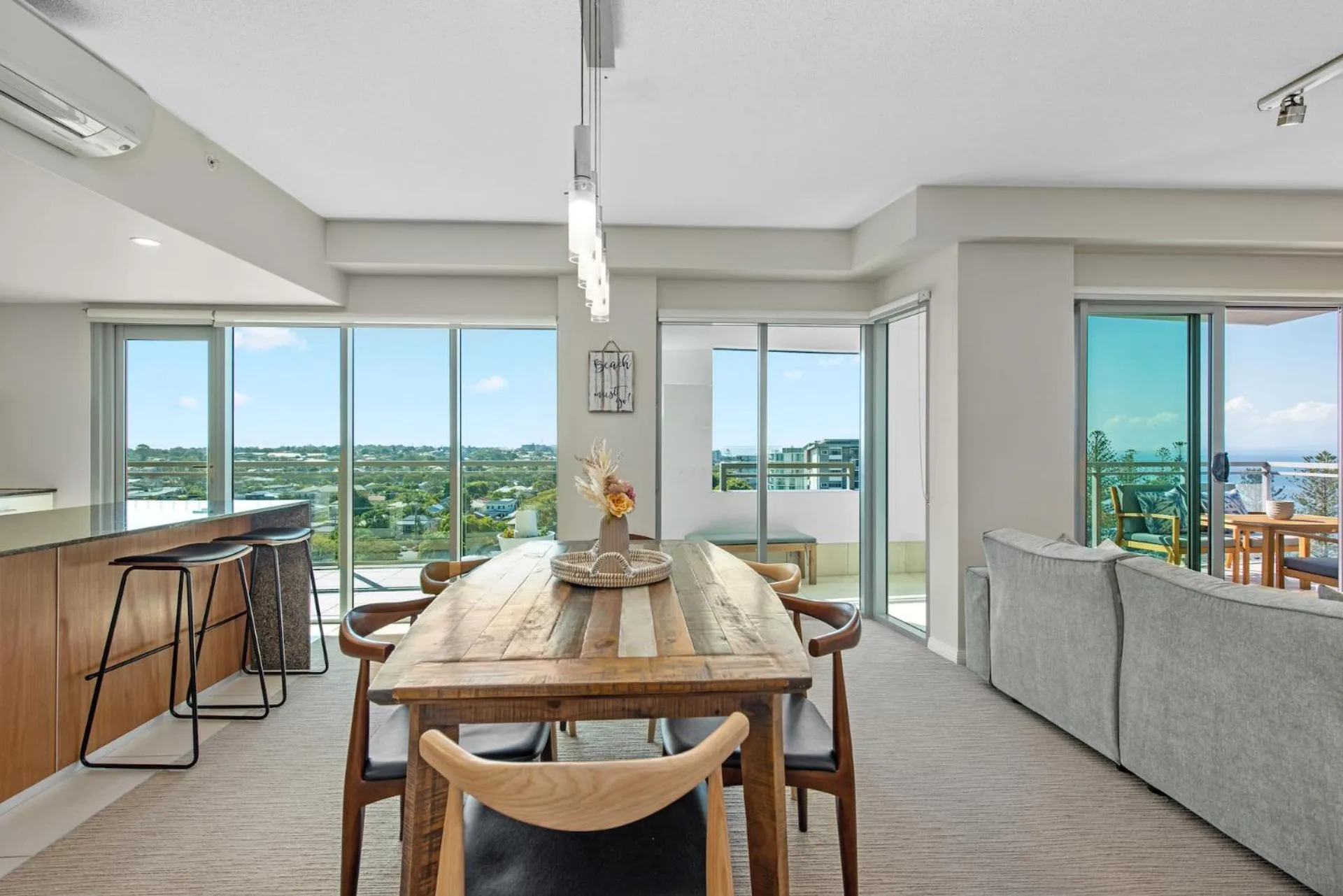 Living room in Proximity Waterfront Apartments