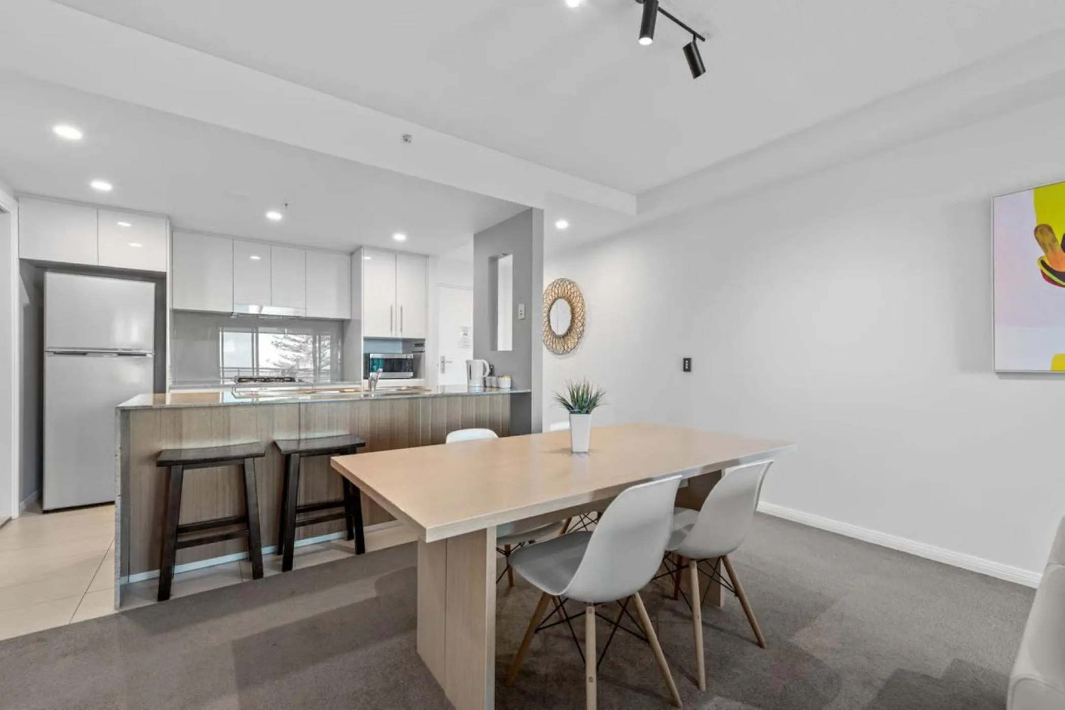 Kitchen or kitchenette in Proximity Waterfront Apartments