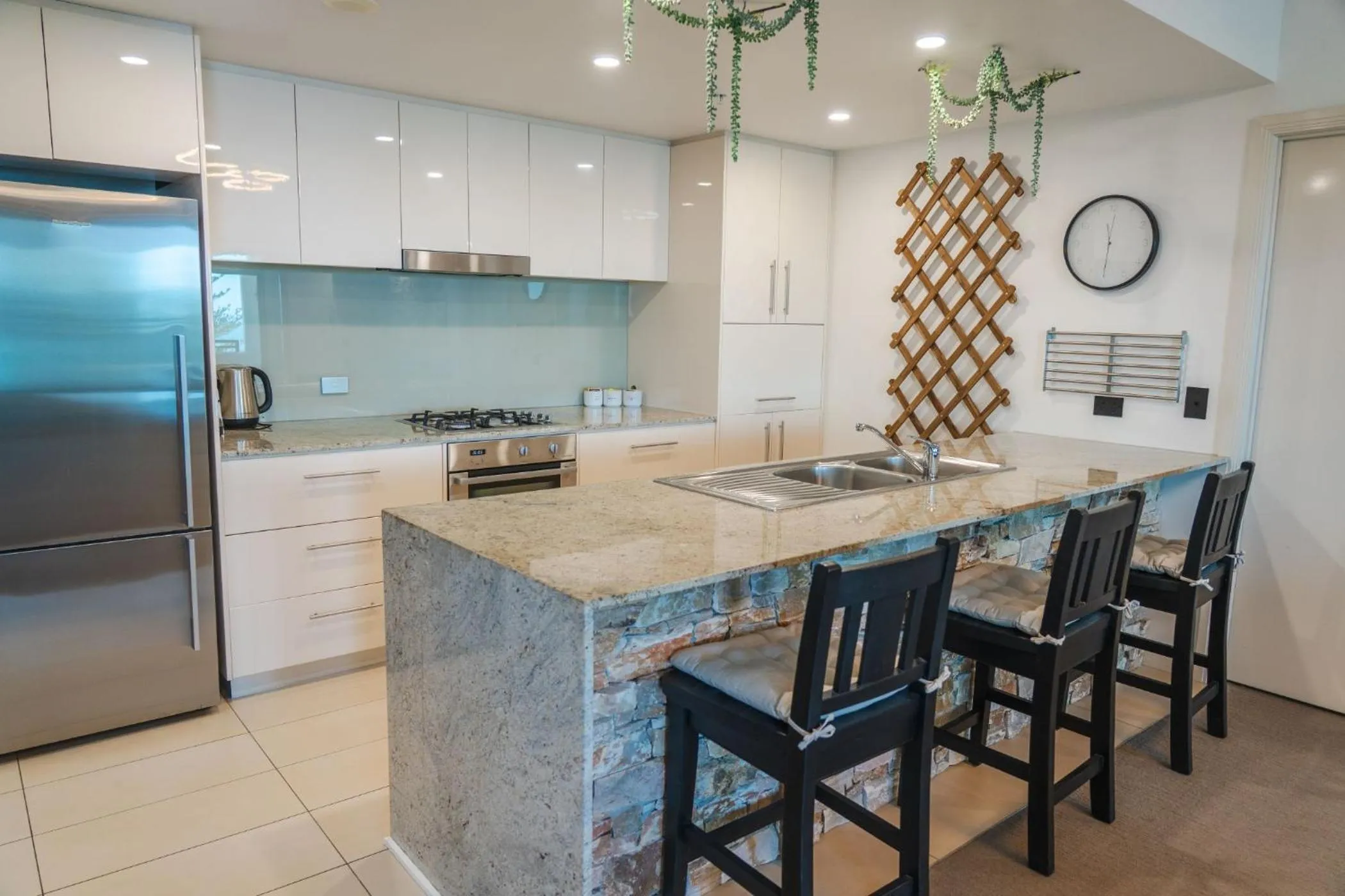 kitchen in Proximity Waterfront Apartments