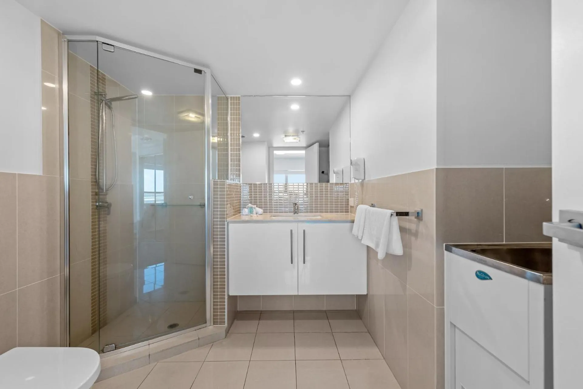 Bathroom in Proximity Waterfront Apartments