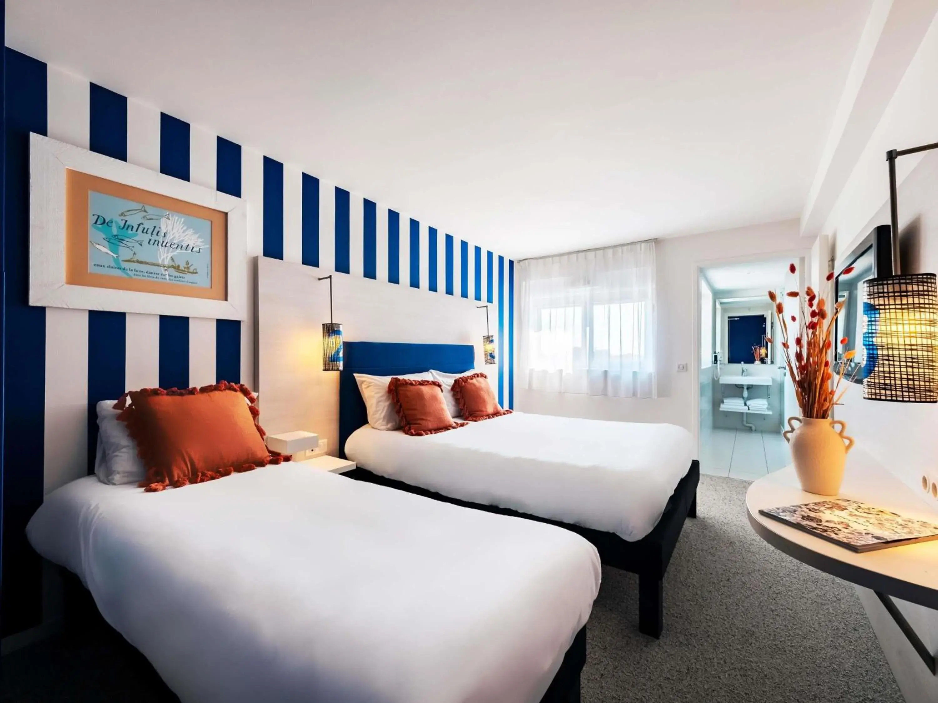 Bedroom, Bed in ibis Styles Quiberon Centre Bedroom, Bed in ibis Styles Quiberon Centre