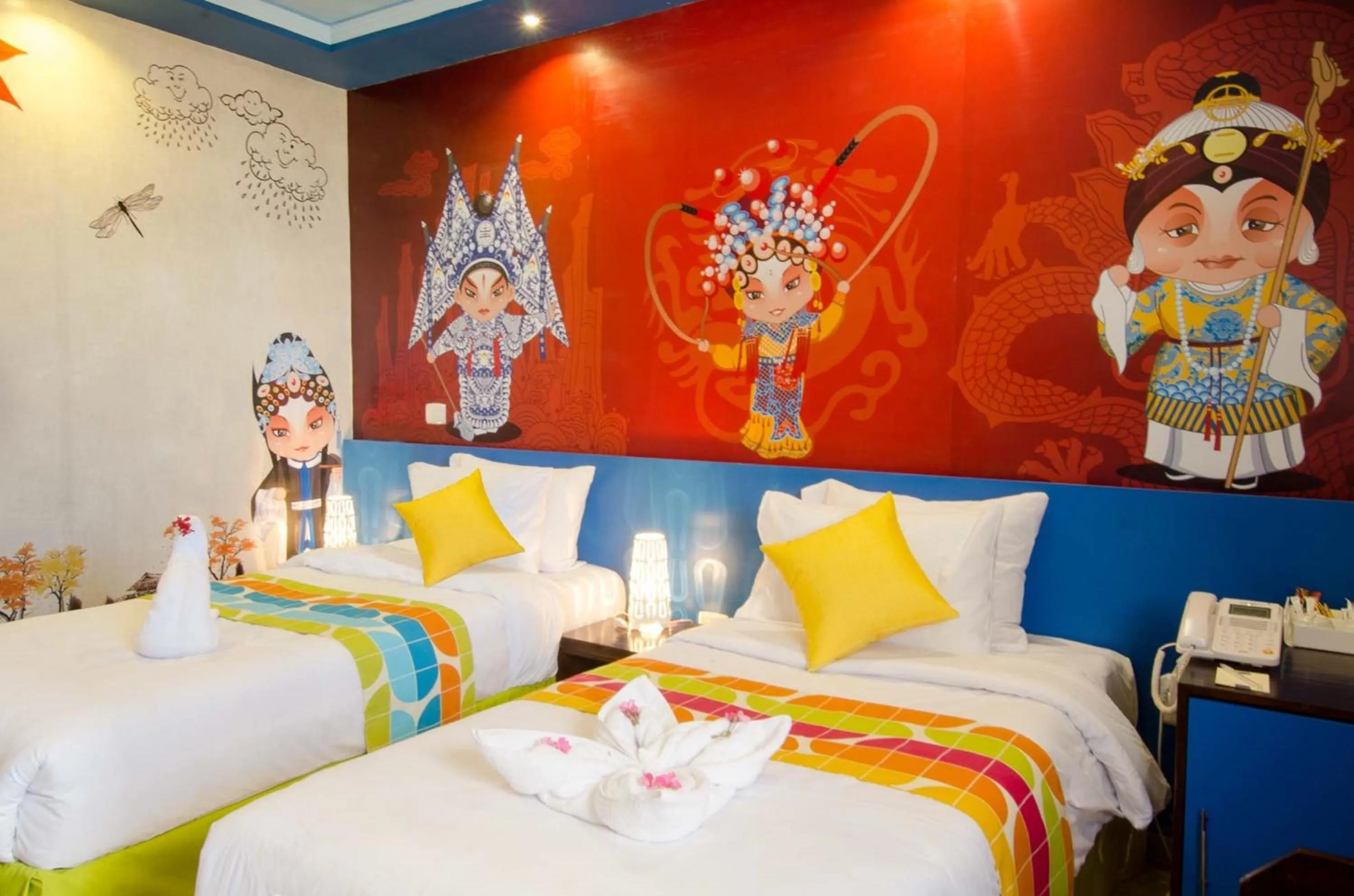 Bed in Swiss Inn Teda Hotel & Aqua Park