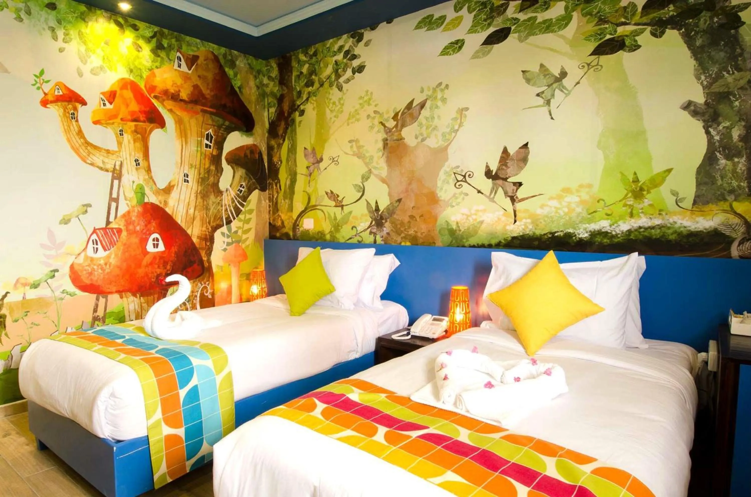 Bed in Swiss Inn Teda Hotel & Aqua Park