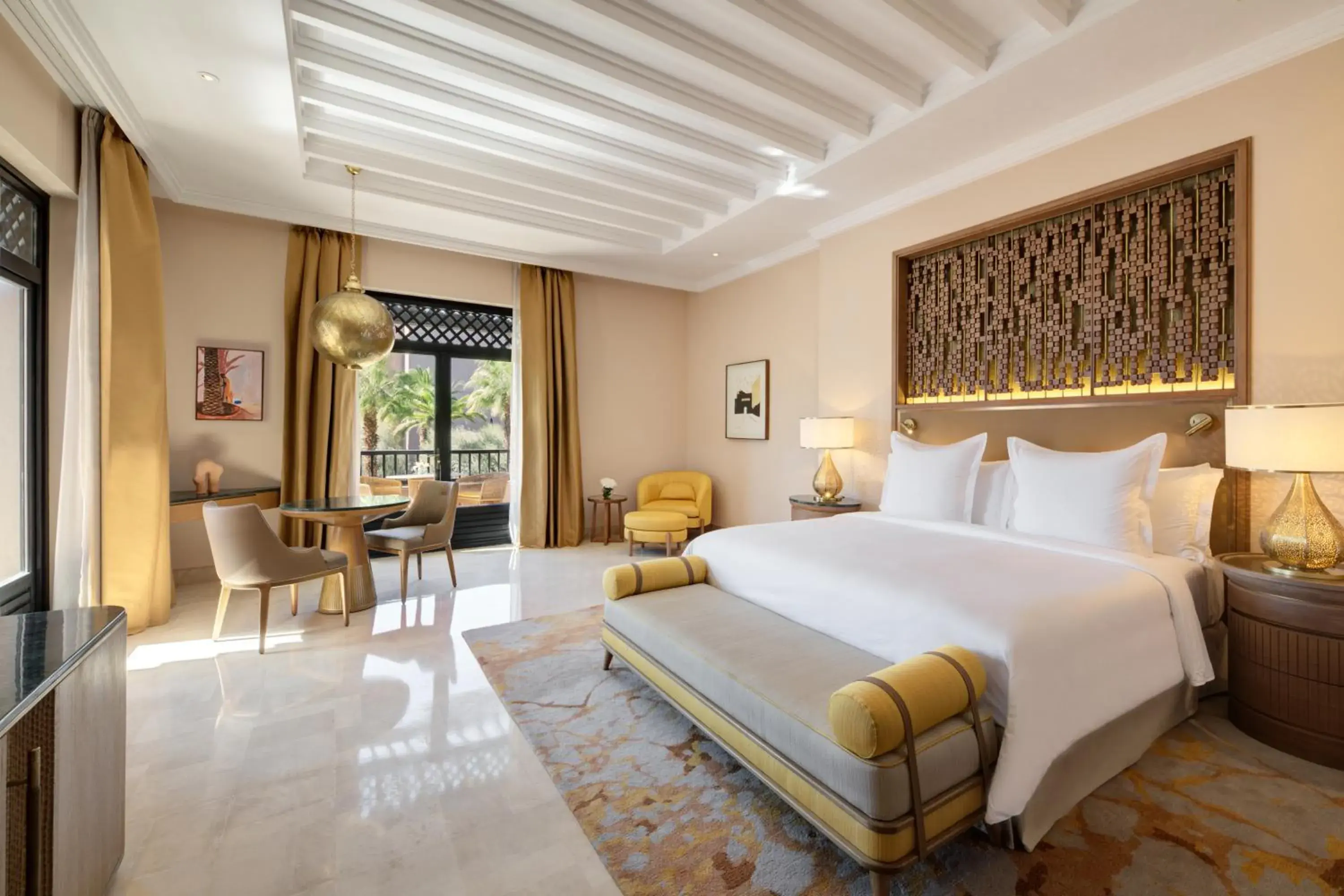 Bedroom, Bed in Four Seasons Resort Marrakech Bedroom, Bed in Four Seasons Resort Marrakech
