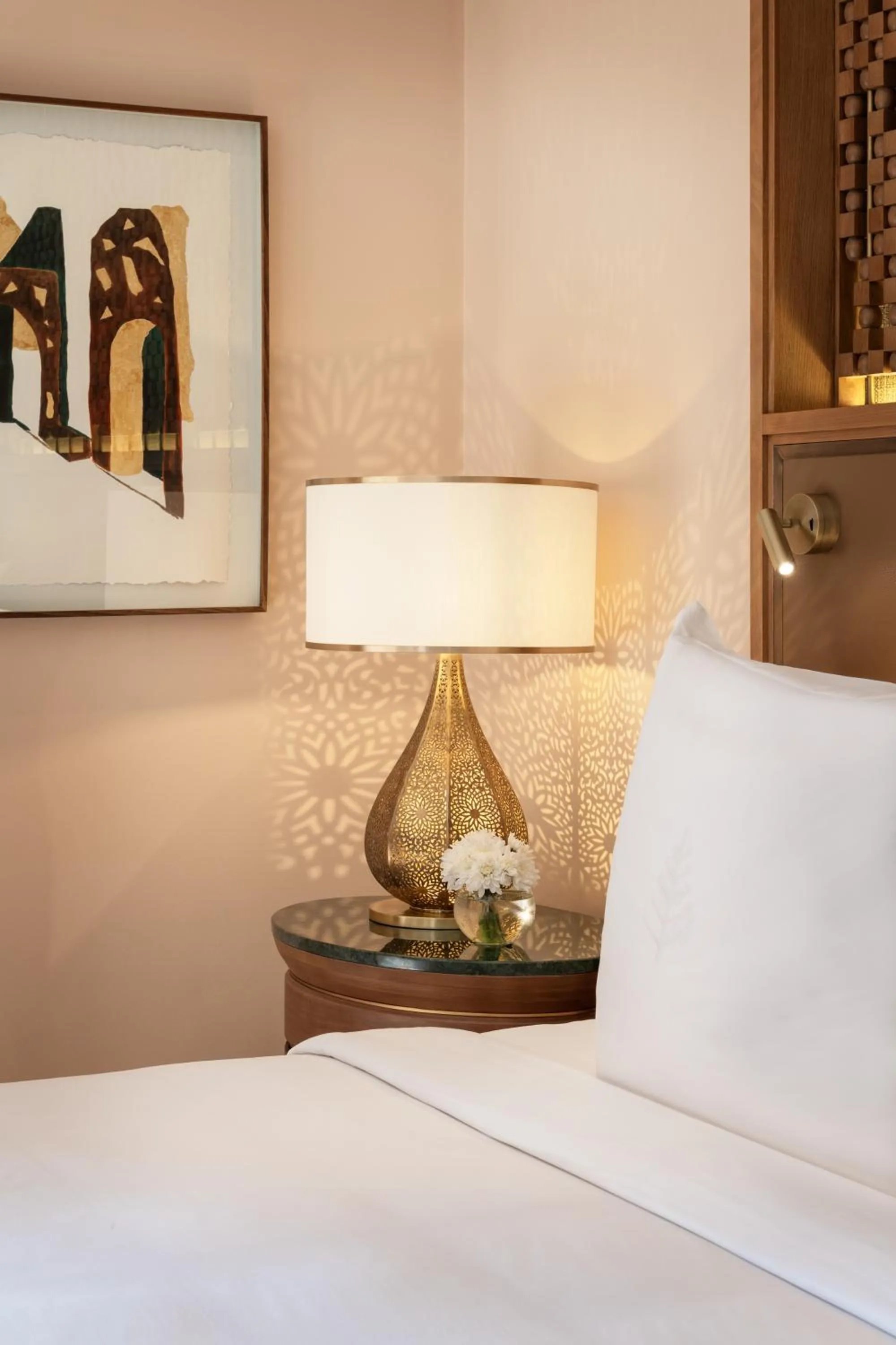 Decorative detail, Bed in Four Seasons Resort Marrakech