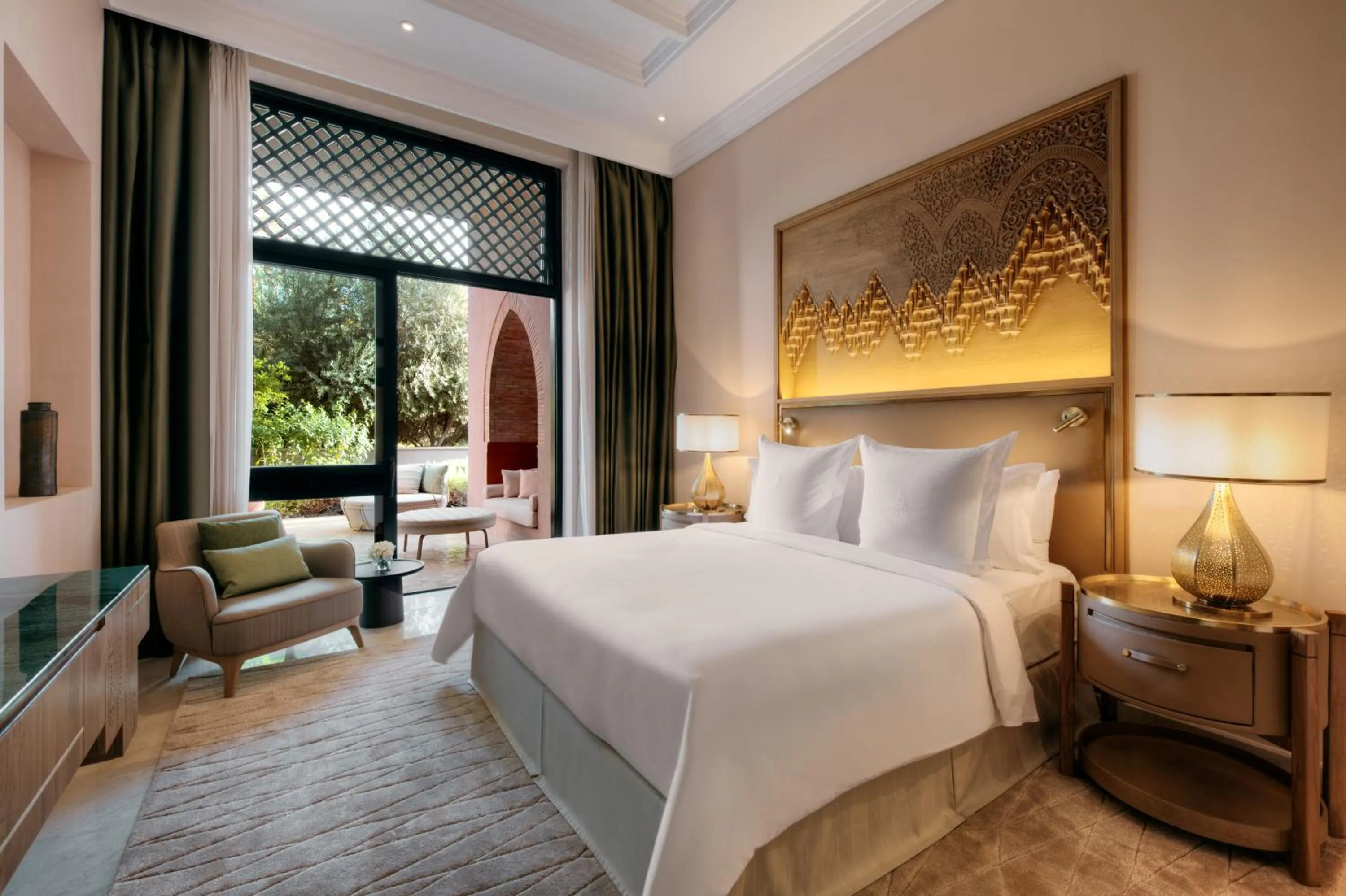 Bedroom, Bed in Four Seasons Resort Marrakech