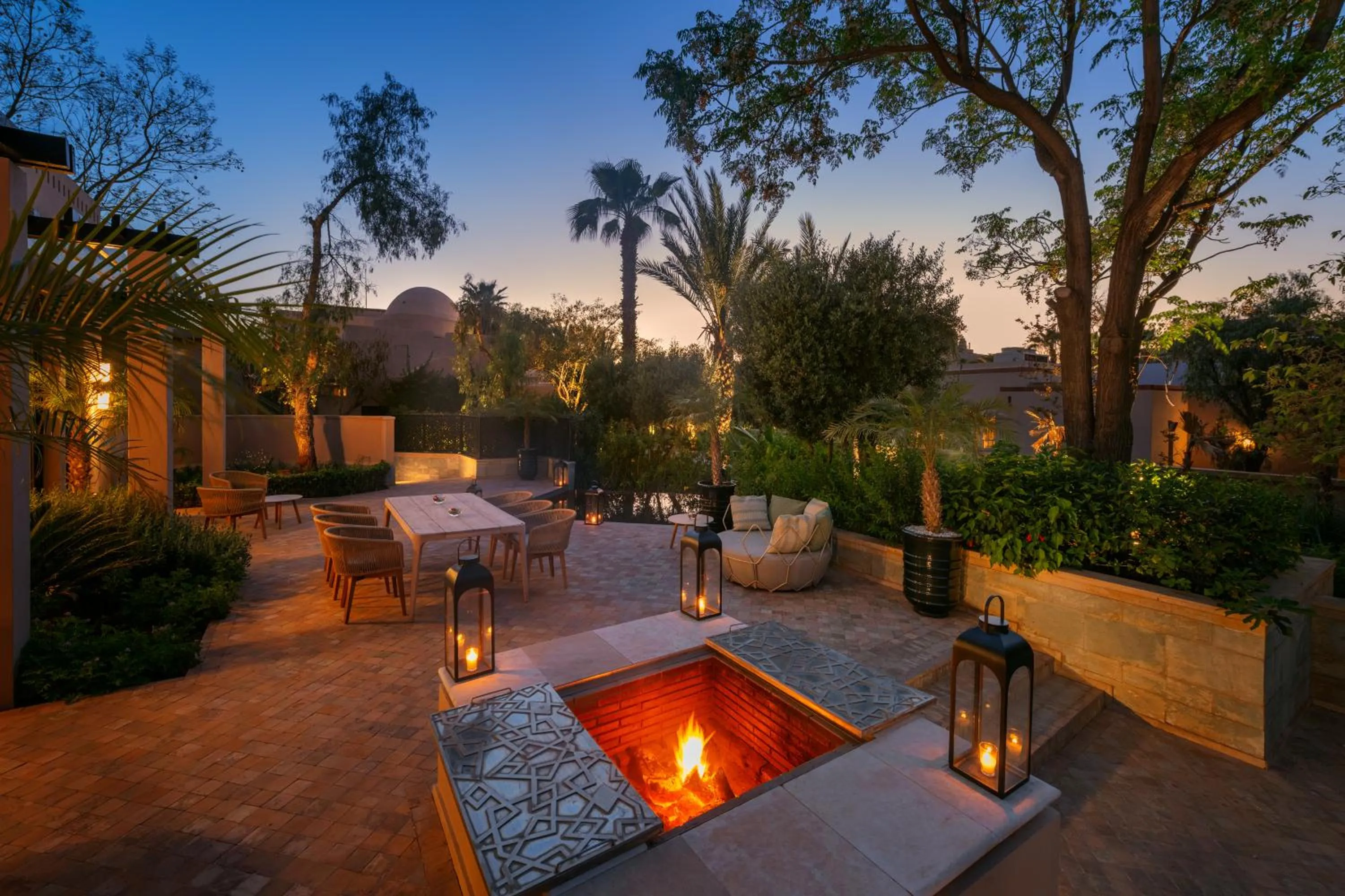 Patio in Four Seasons Resort Marrakech