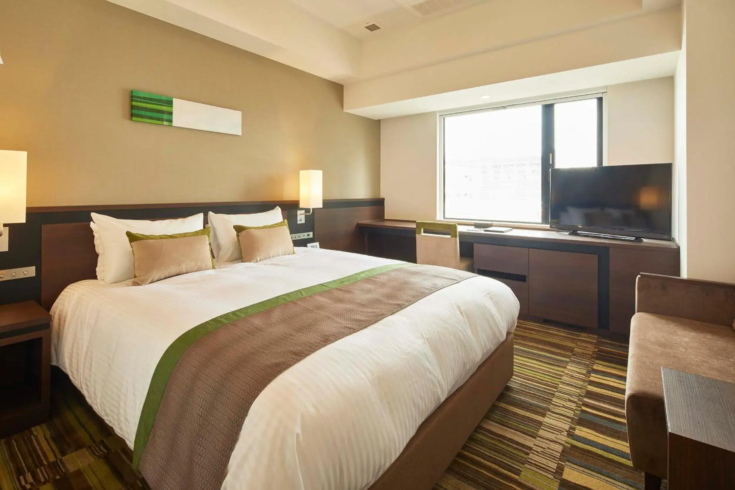 Bed in Hotel Lumiere Grande Nagareyama-Otakanomori Bed in Hotel Lumiere Grande Nagareyama-Otakanomori