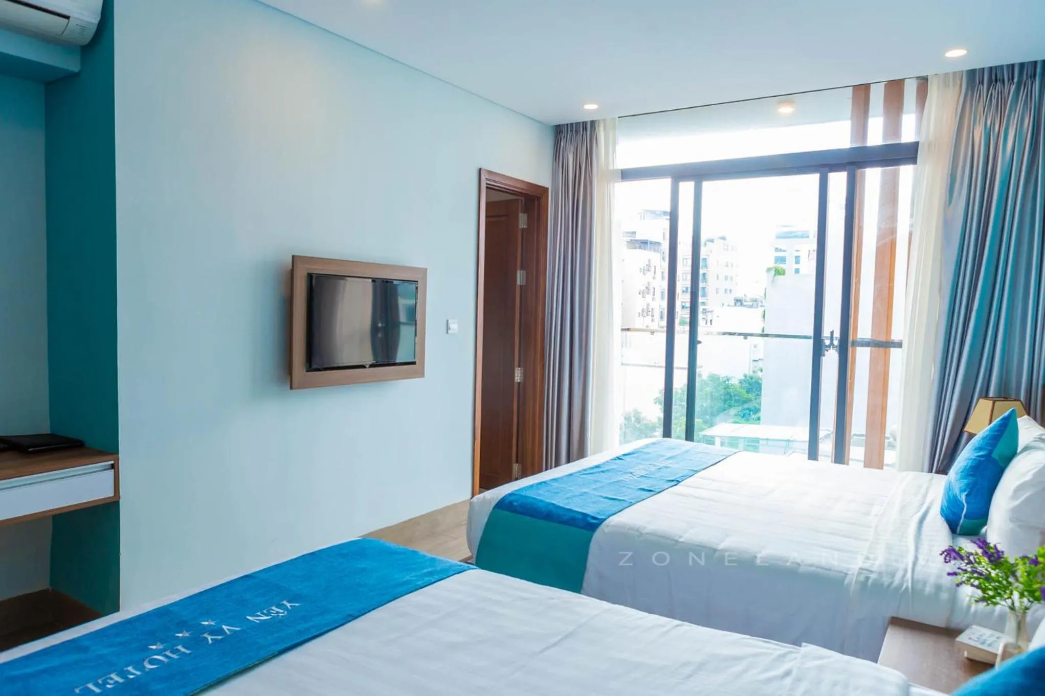 Bed in Yen Vy Hotel and Apartment