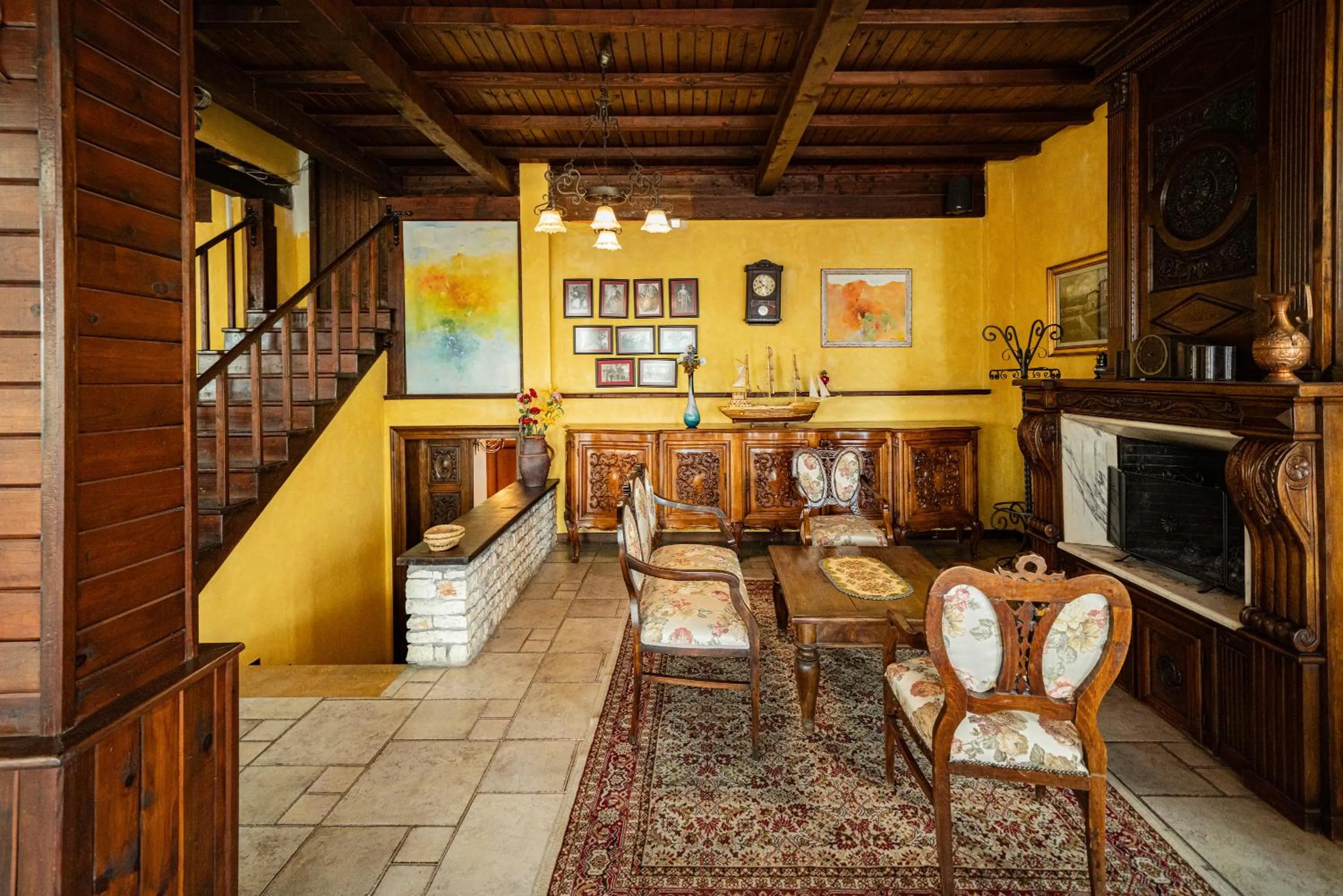 Seating area in Vila Belvedere