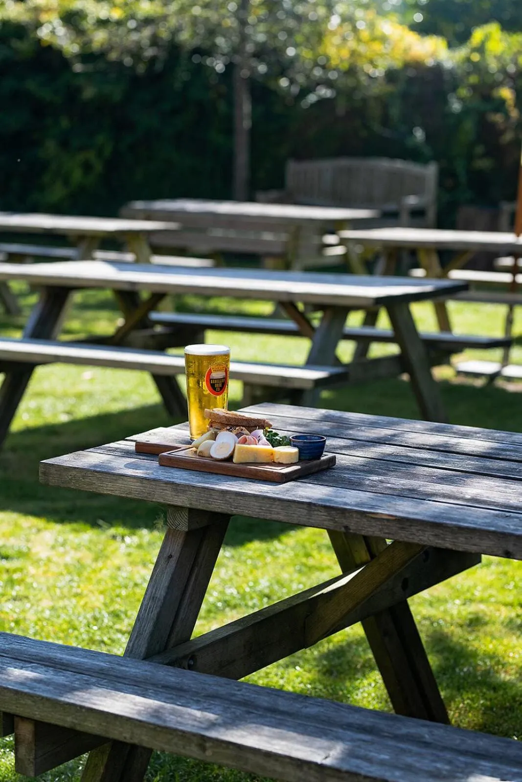 Garden in The Stag and Huntsman at Hambleden