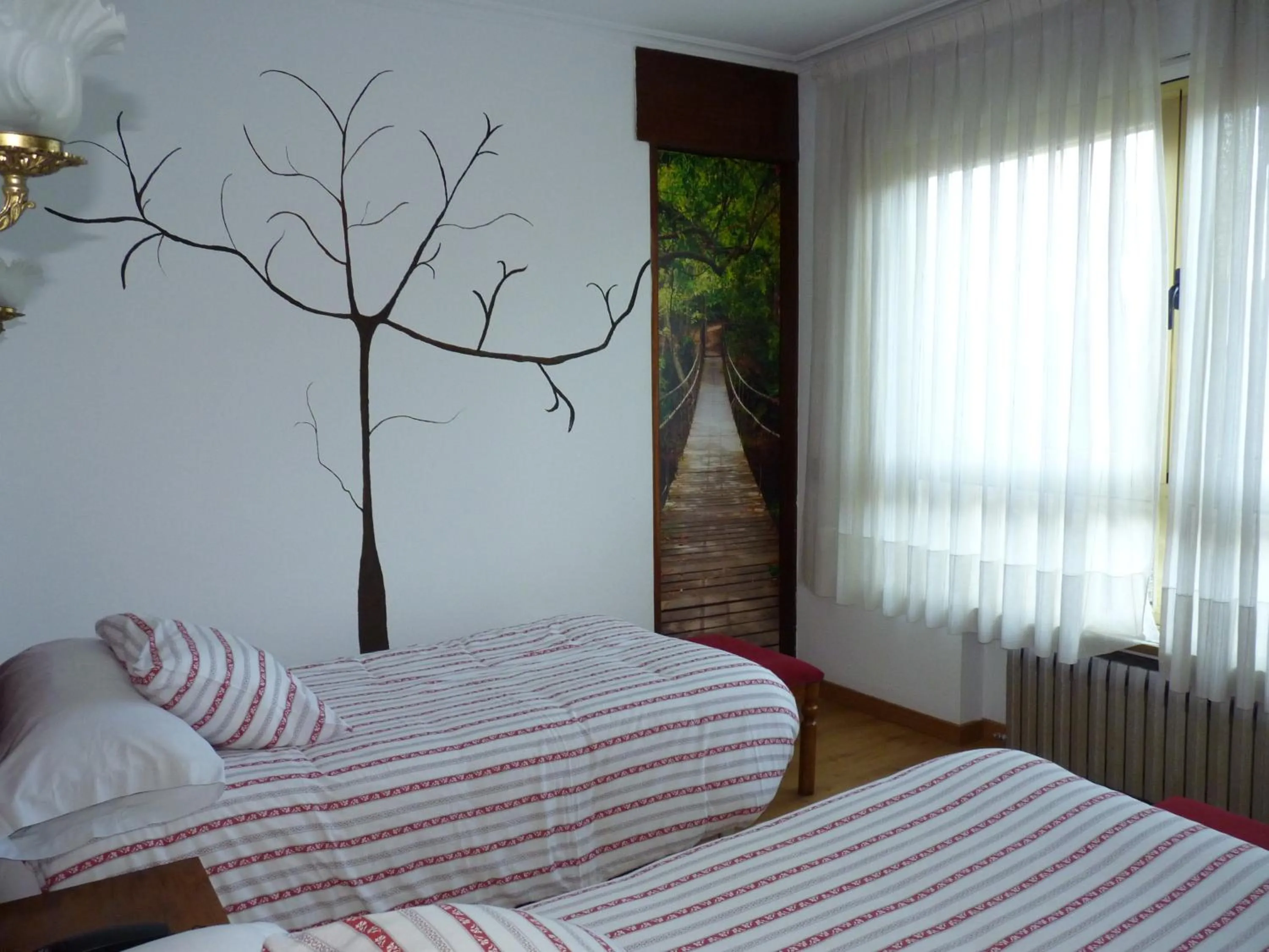 Decorative detail, Bed in Hotel España