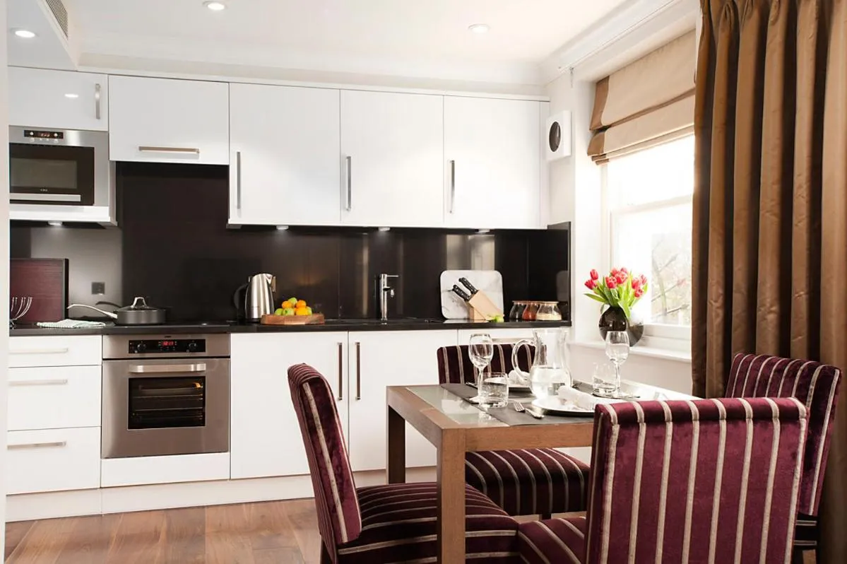 Kitchen or kitchenette in Claverley Court Apartments Knightsbridge