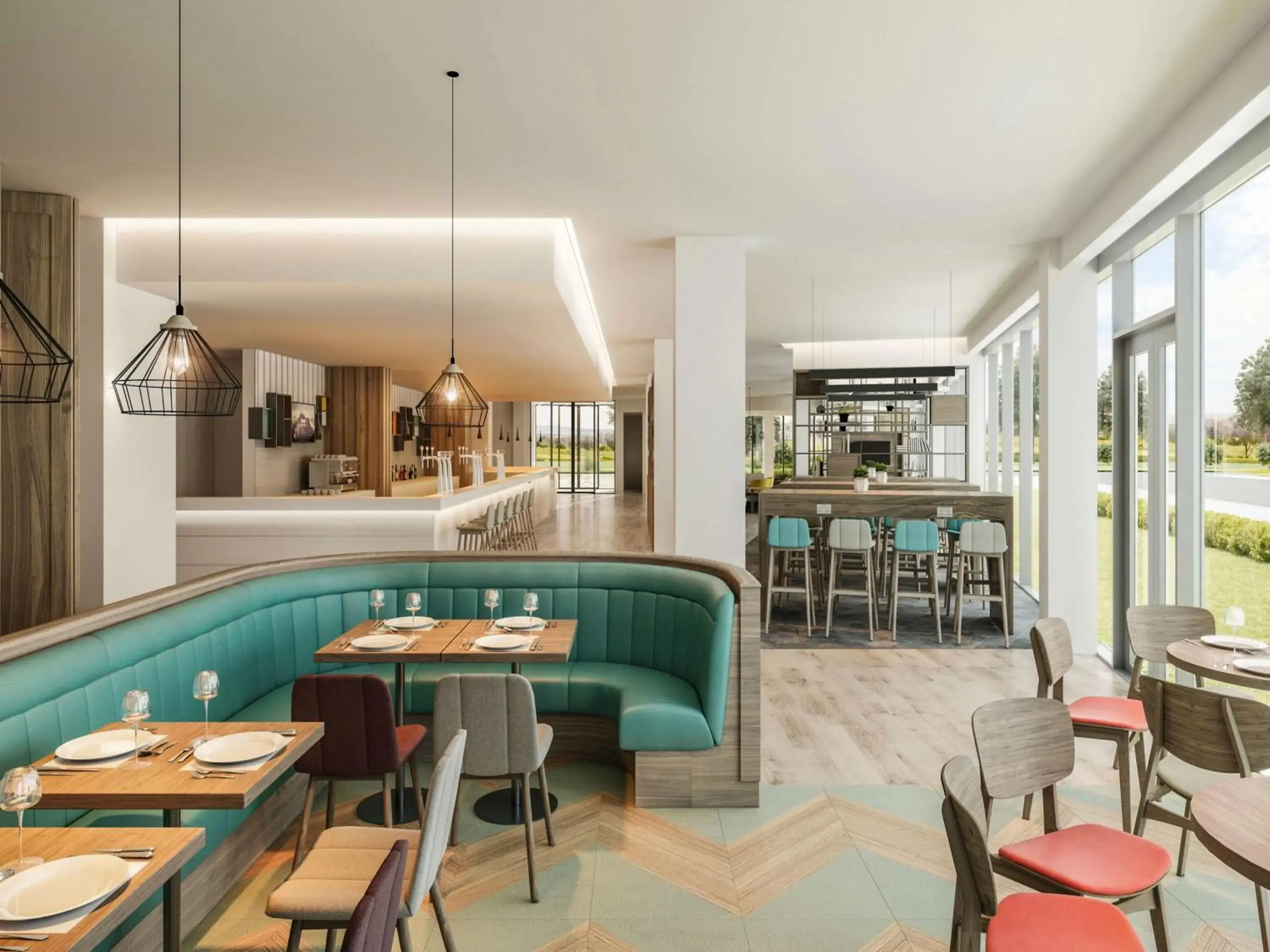 Restaurant/places to eat in Hampton By Hilton Edinburgh Airport Restaurant/places to eat in Hampton By Hilton Edinburgh Airport