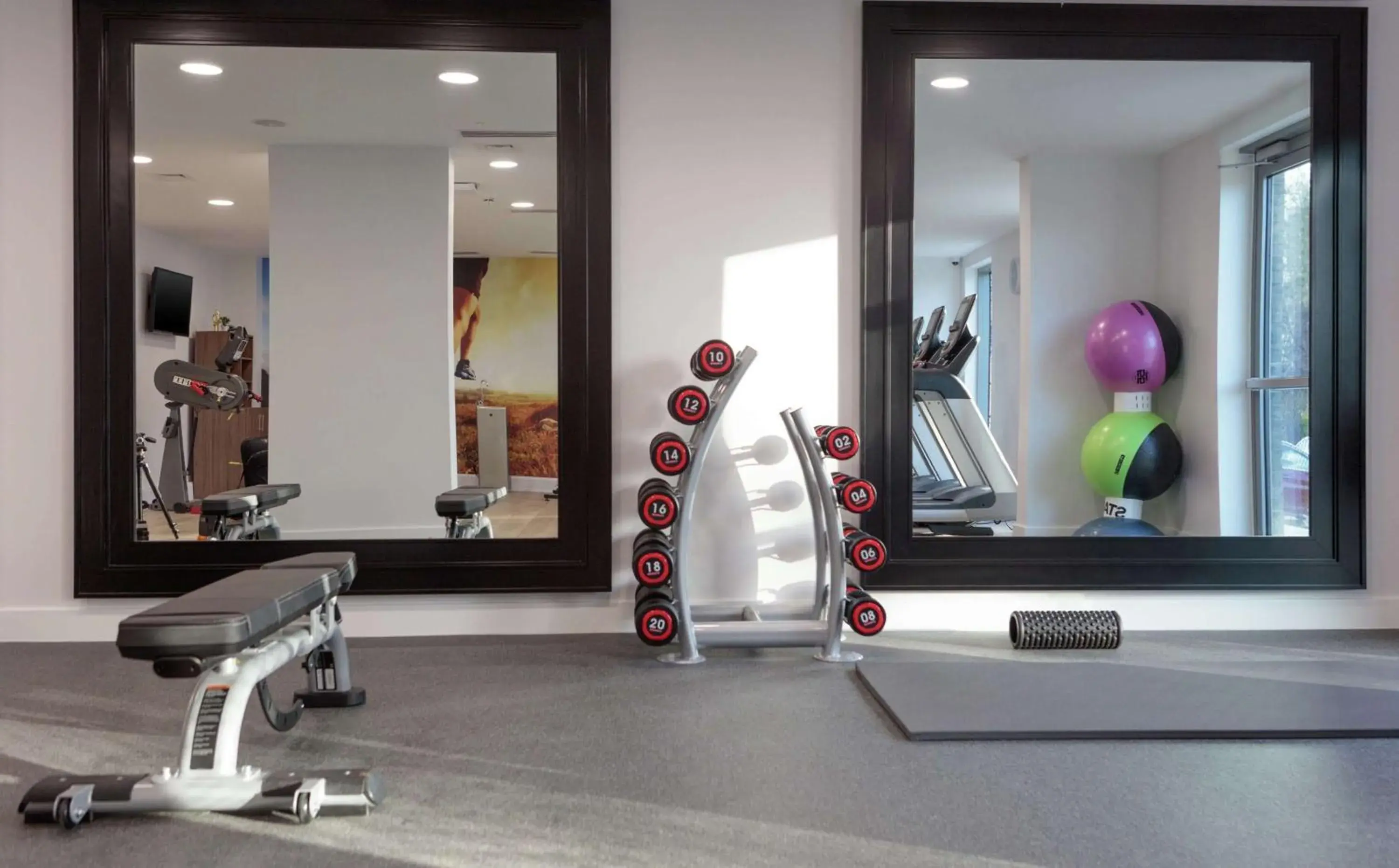 Fitness centre/facilities in Hampton By Hilton Edinburgh Airport Fitness centre/facilities in Hampton By Hilton Edinburgh Airport
