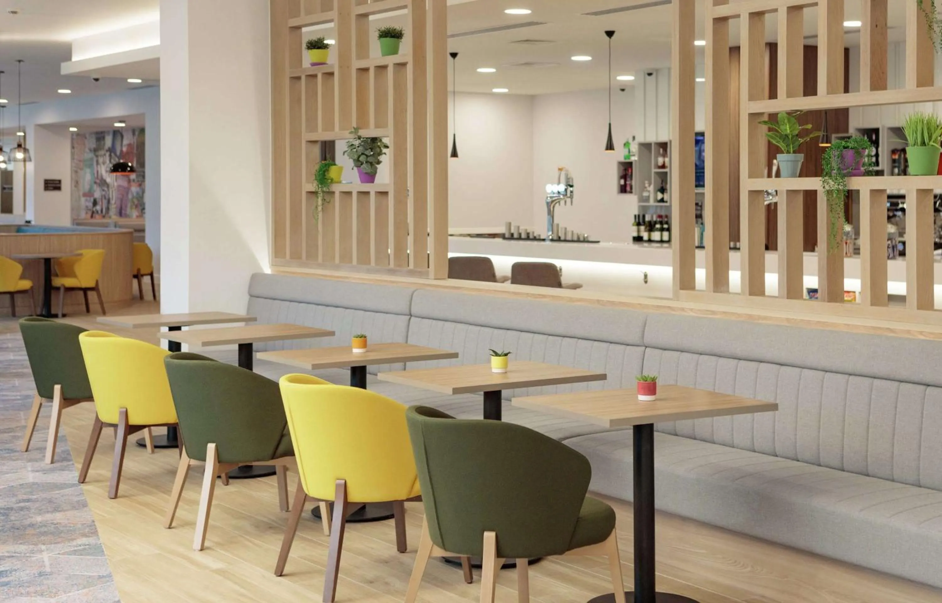Dining area in Hampton By Hilton Edinburgh Airport