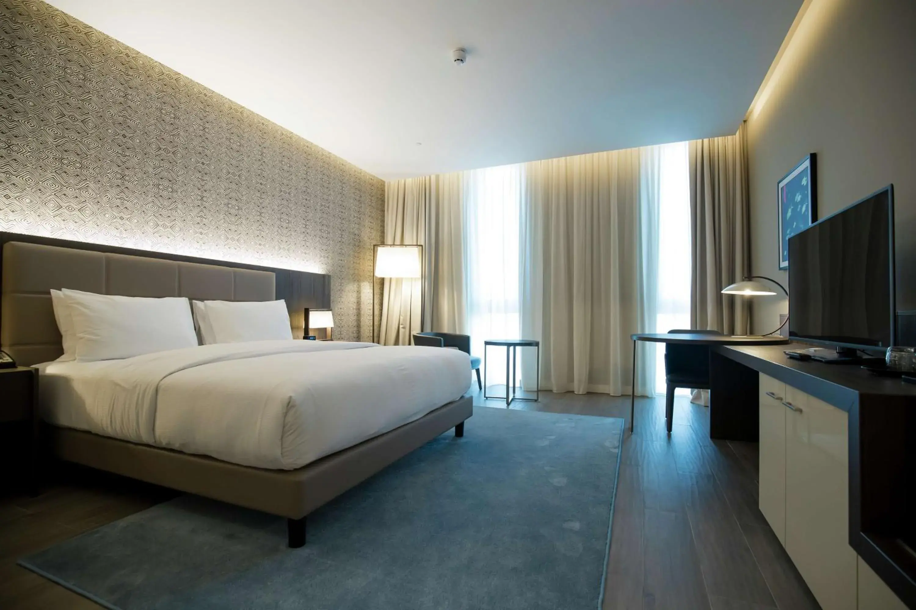 Bedroom, Bed in Doubletree By Hilton Pointe-Noire City Centre Bedroom, Bed in Doubletree By Hilton Pointe-Noire City Centre
