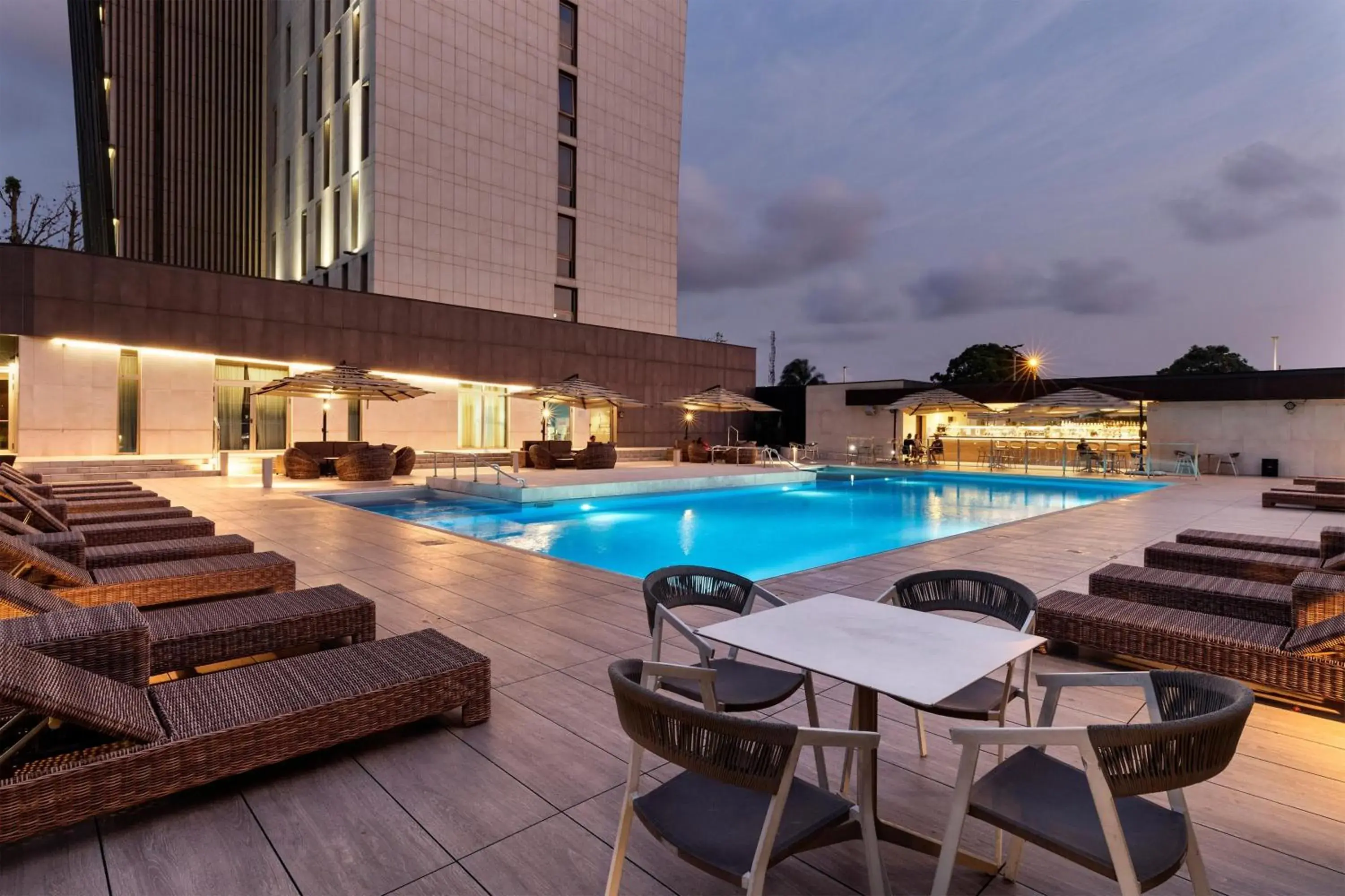 Pool view in Doubletree By Hilton Pointe-Noire City Centre Pool view in Doubletree By Hilton Pointe-Noire City Centre