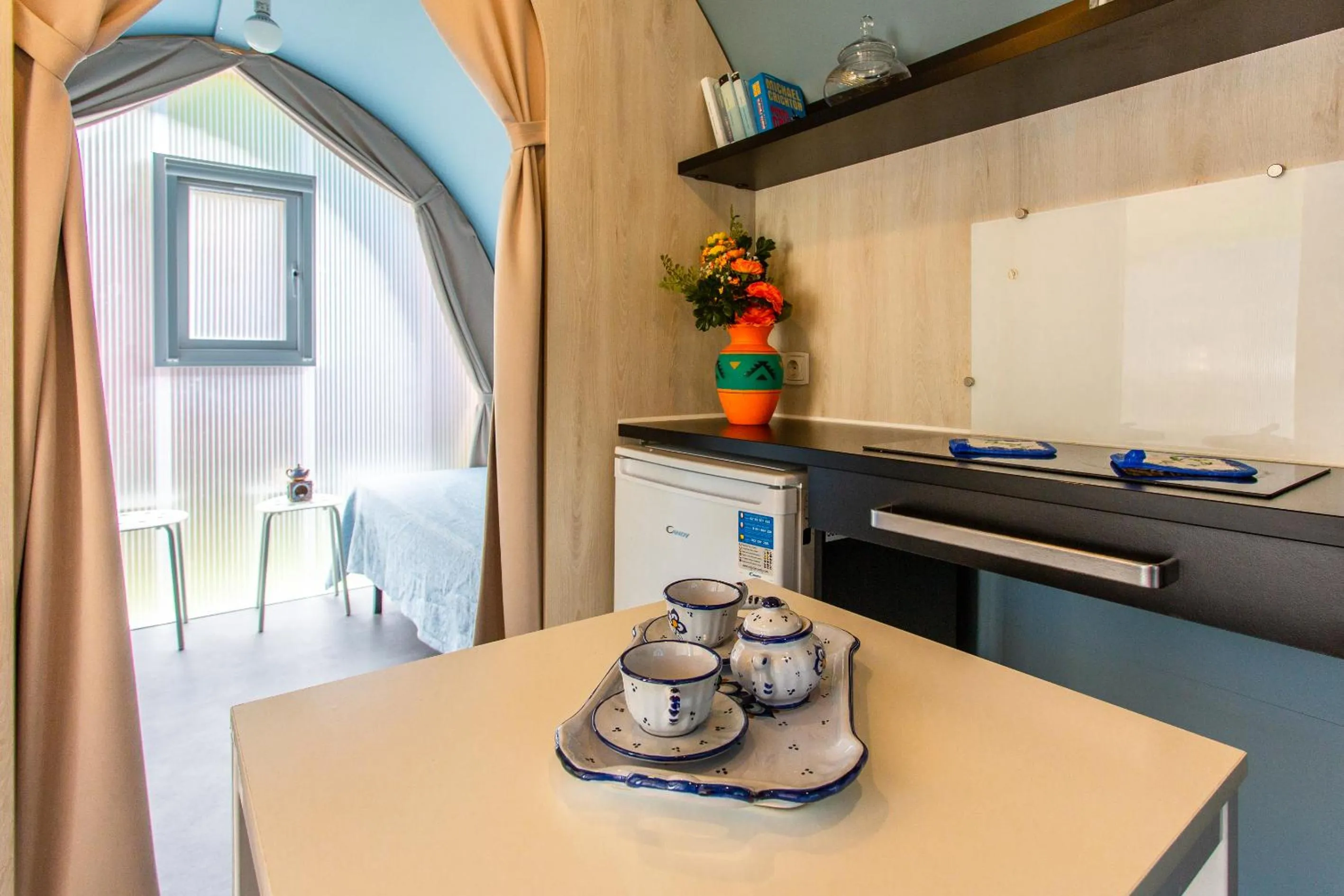 Kitchen or kitchenette in Club del Sole Rivaverde Easy Camping Village