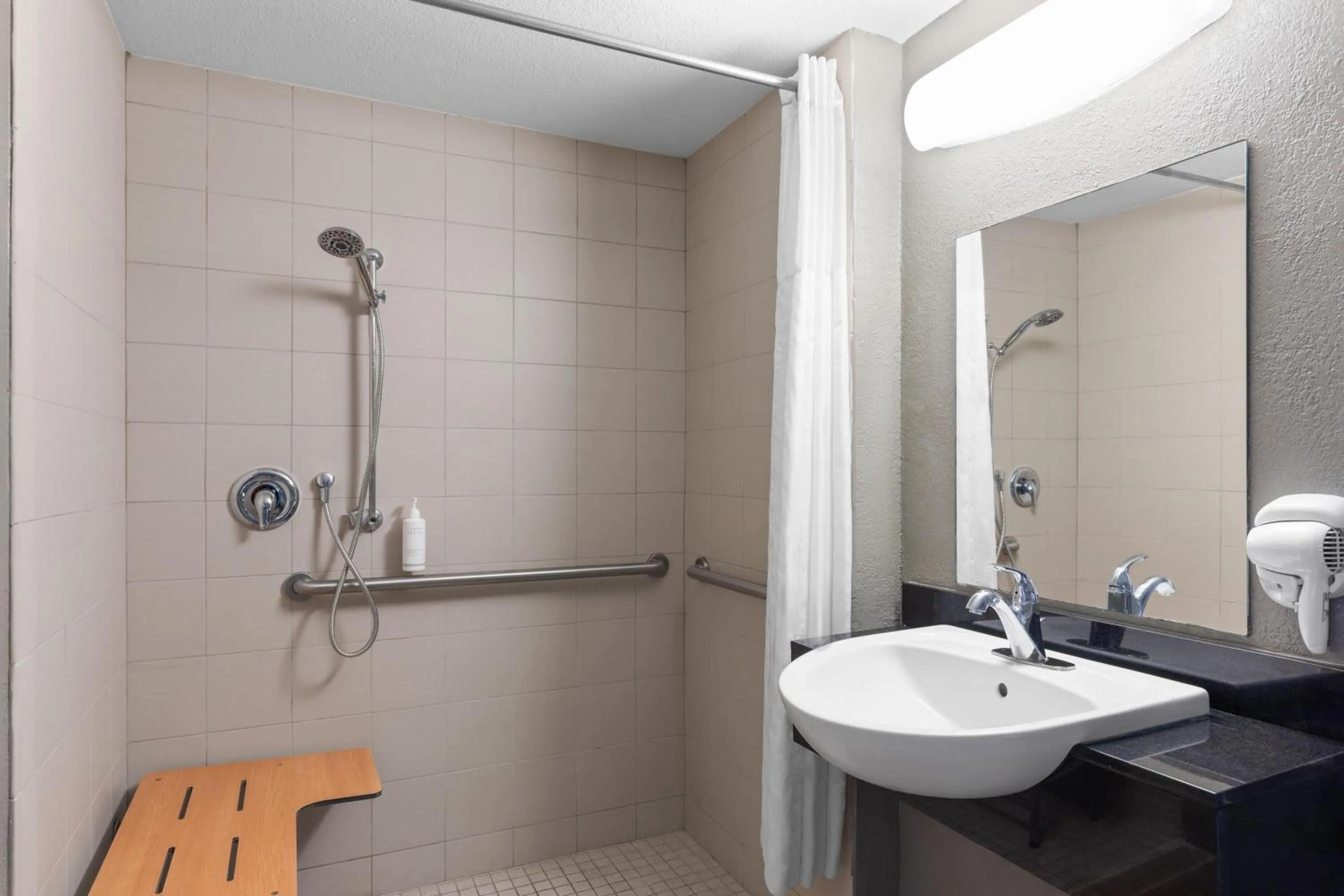 Bathroom in Days Inn by Wyndham Charleston WV