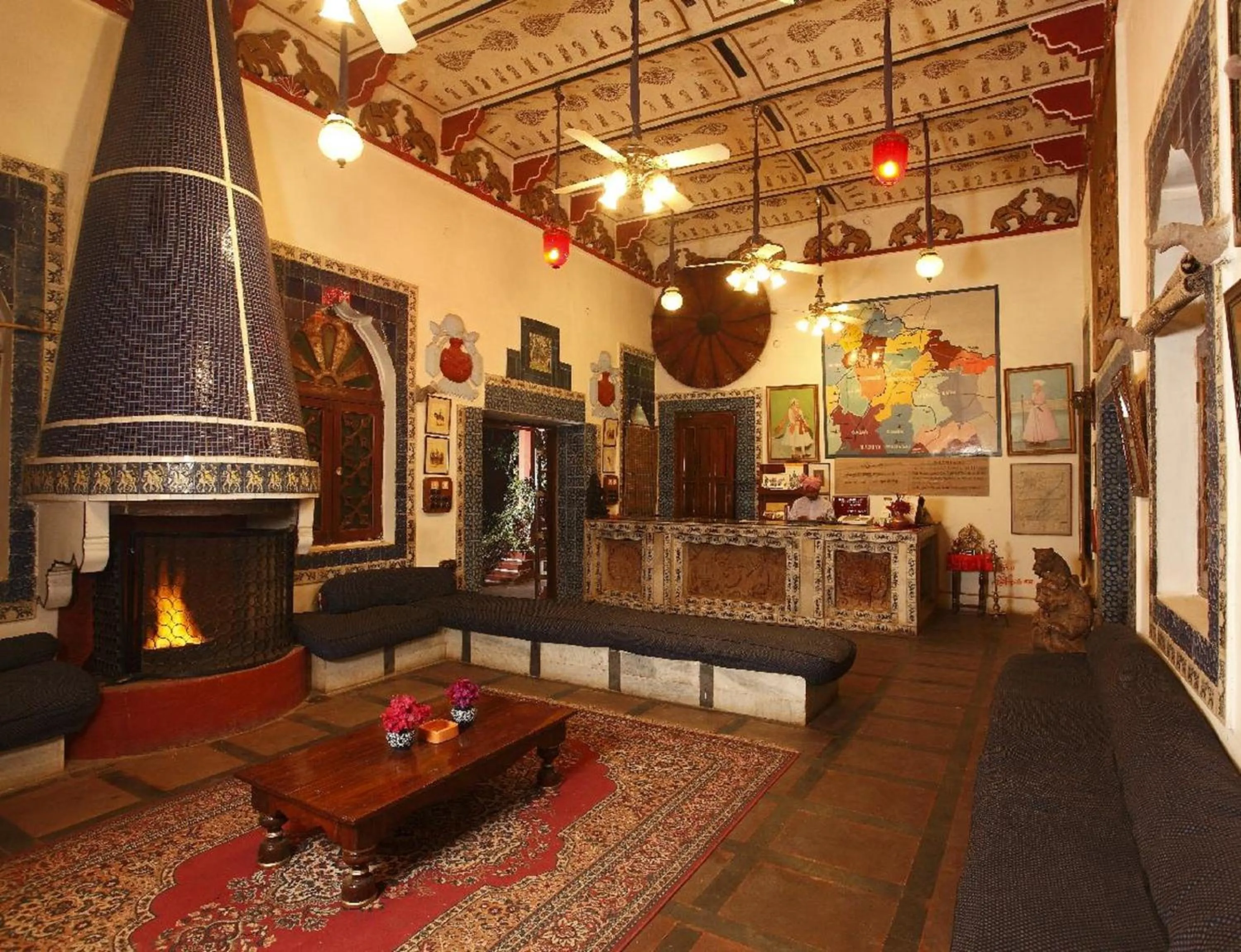 Lobby or reception in Bundelkhand Riverside