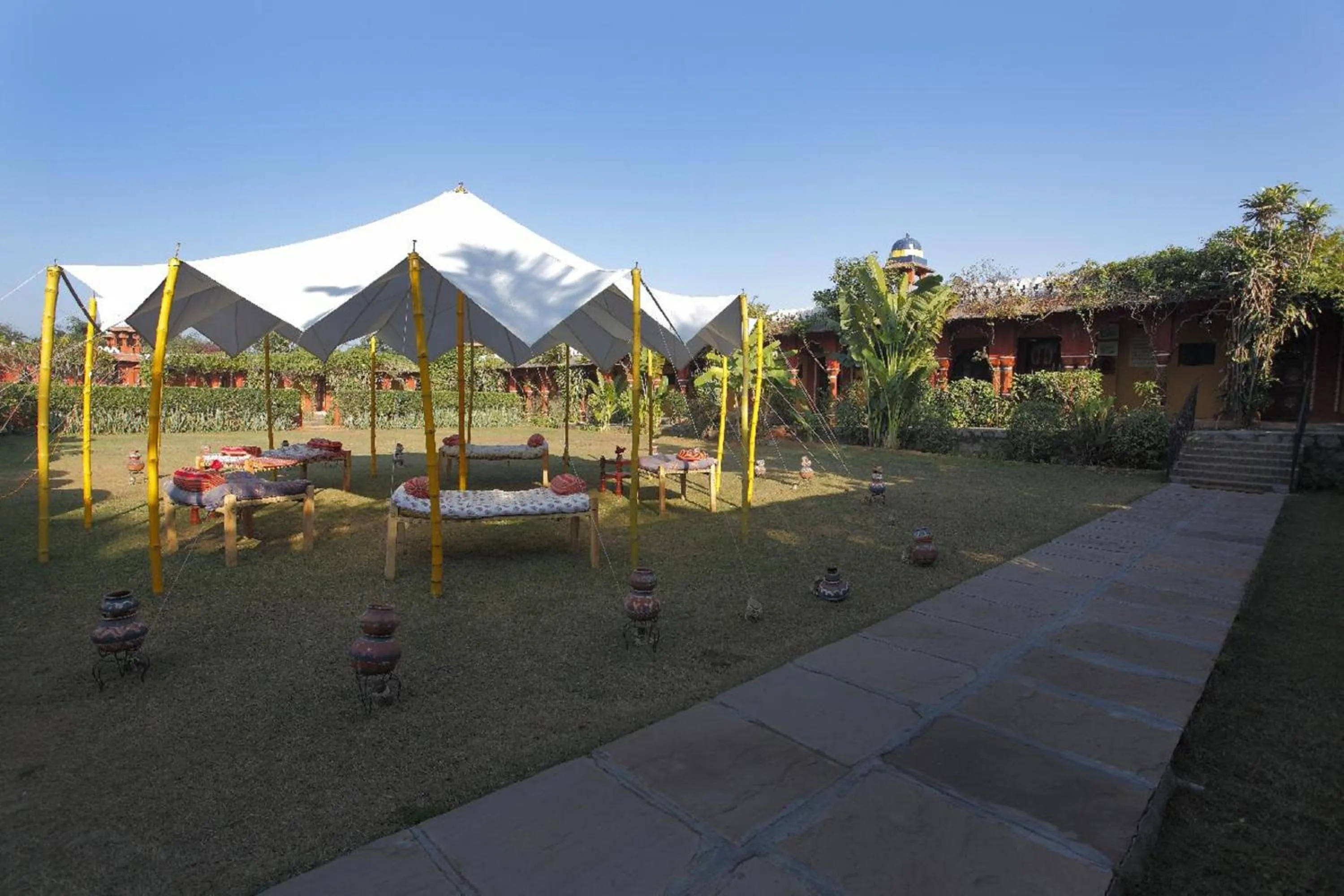 Children play ground in Bundelkhand Riverside