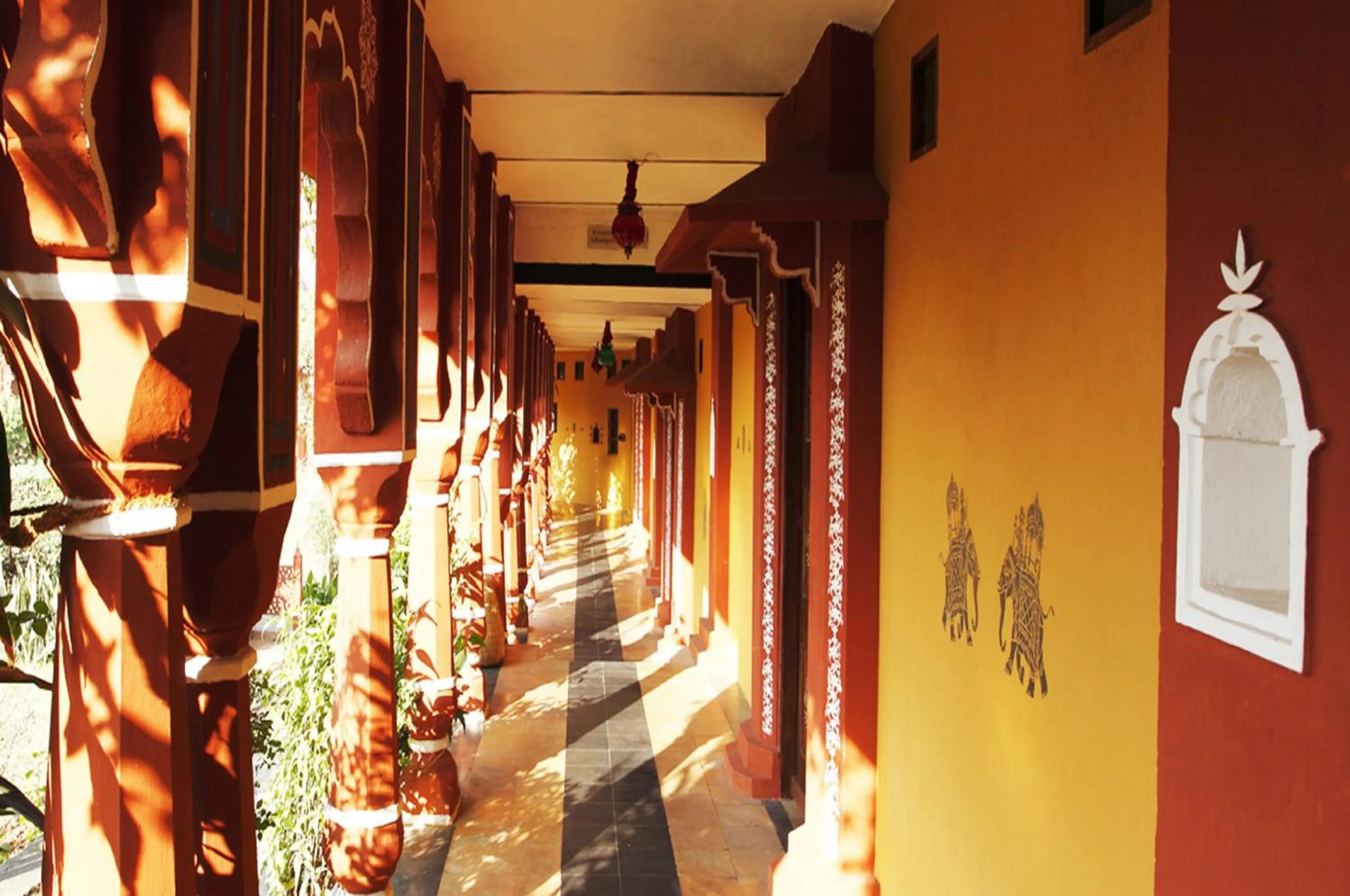 Patio in Bundelkhand Riverside