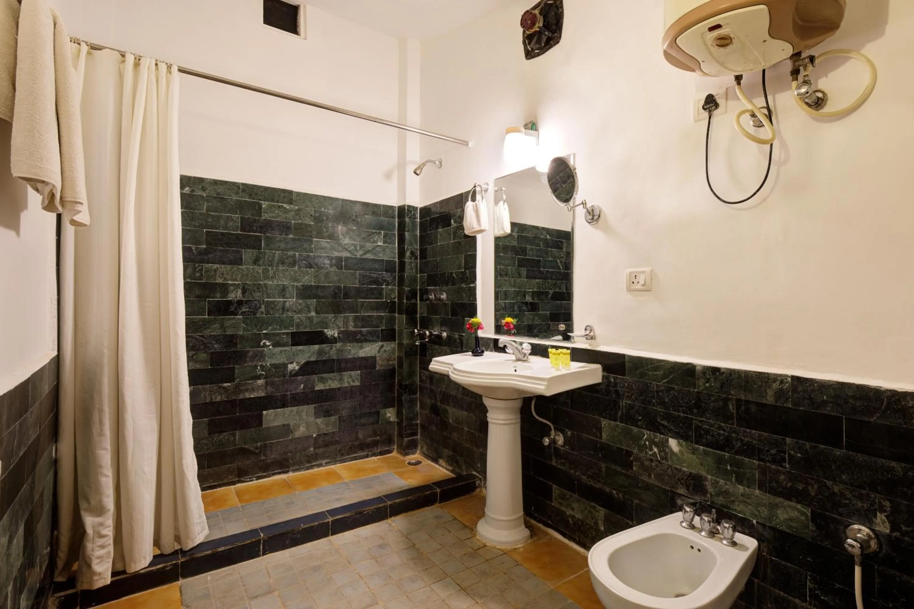 Bathroom in Bundelkhand Riverside