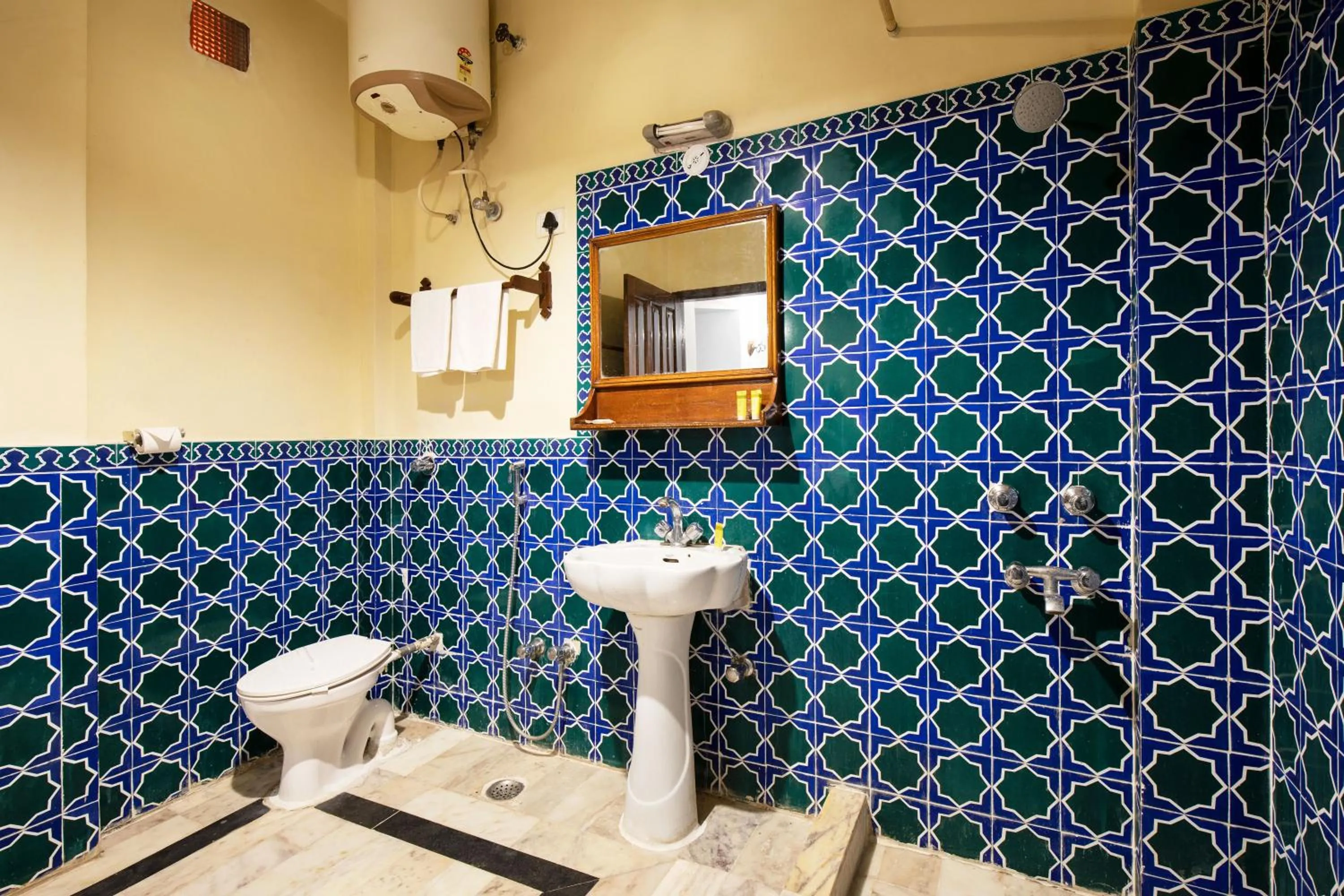 Bathroom in Bundelkhand Riverside