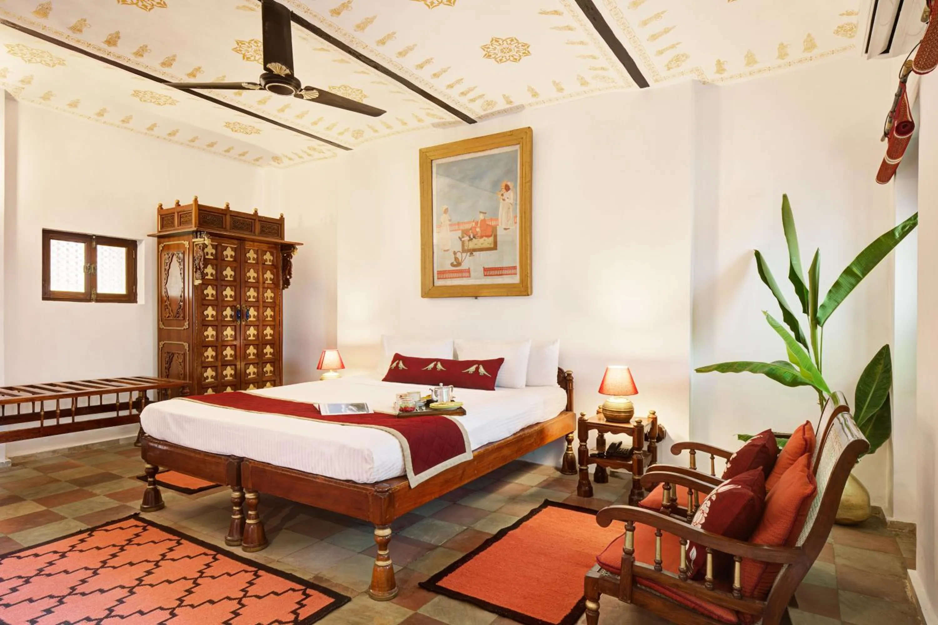 Bedroom, Bed in Bundelkhand Riverside