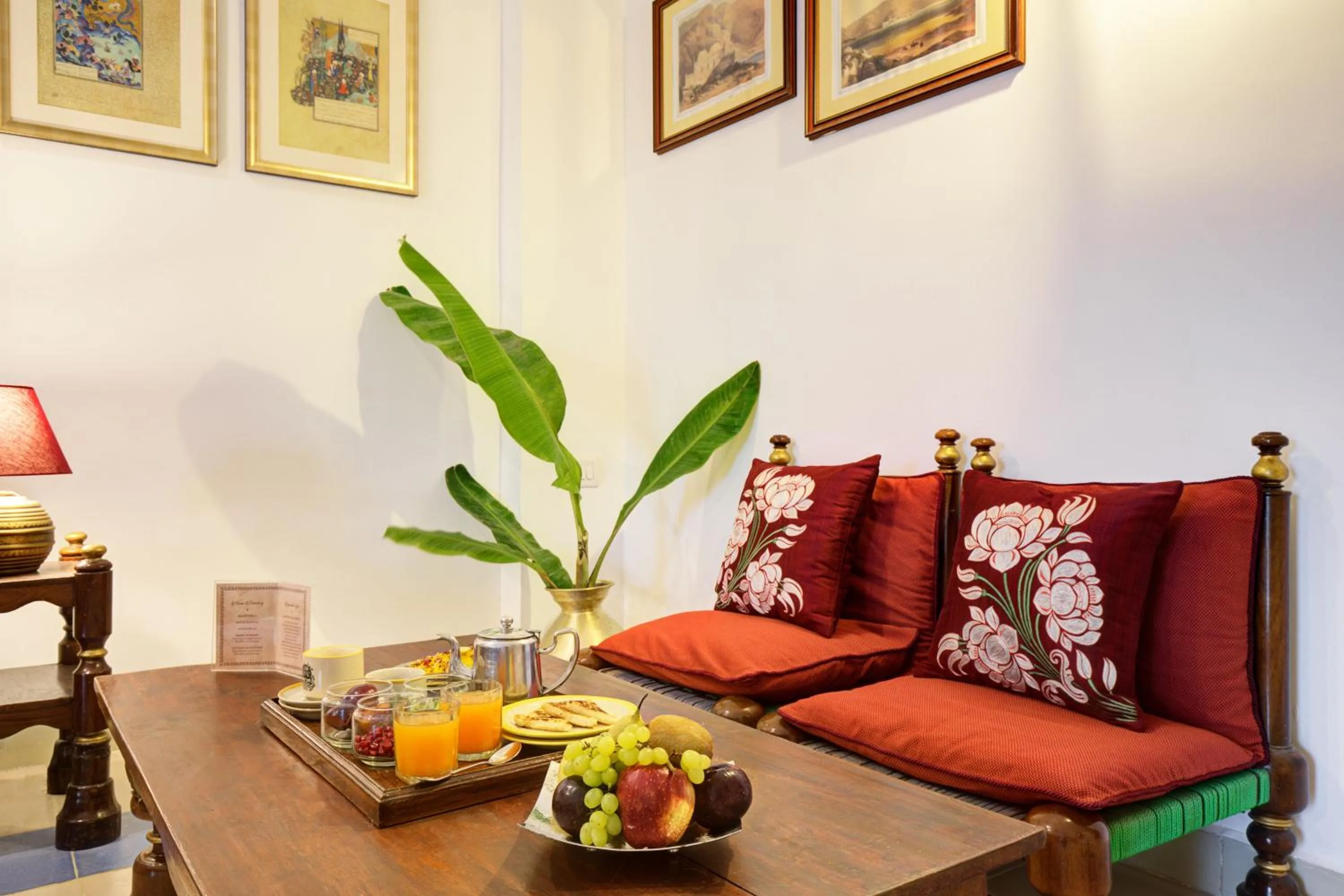 Living room in Bundelkhand Riverside