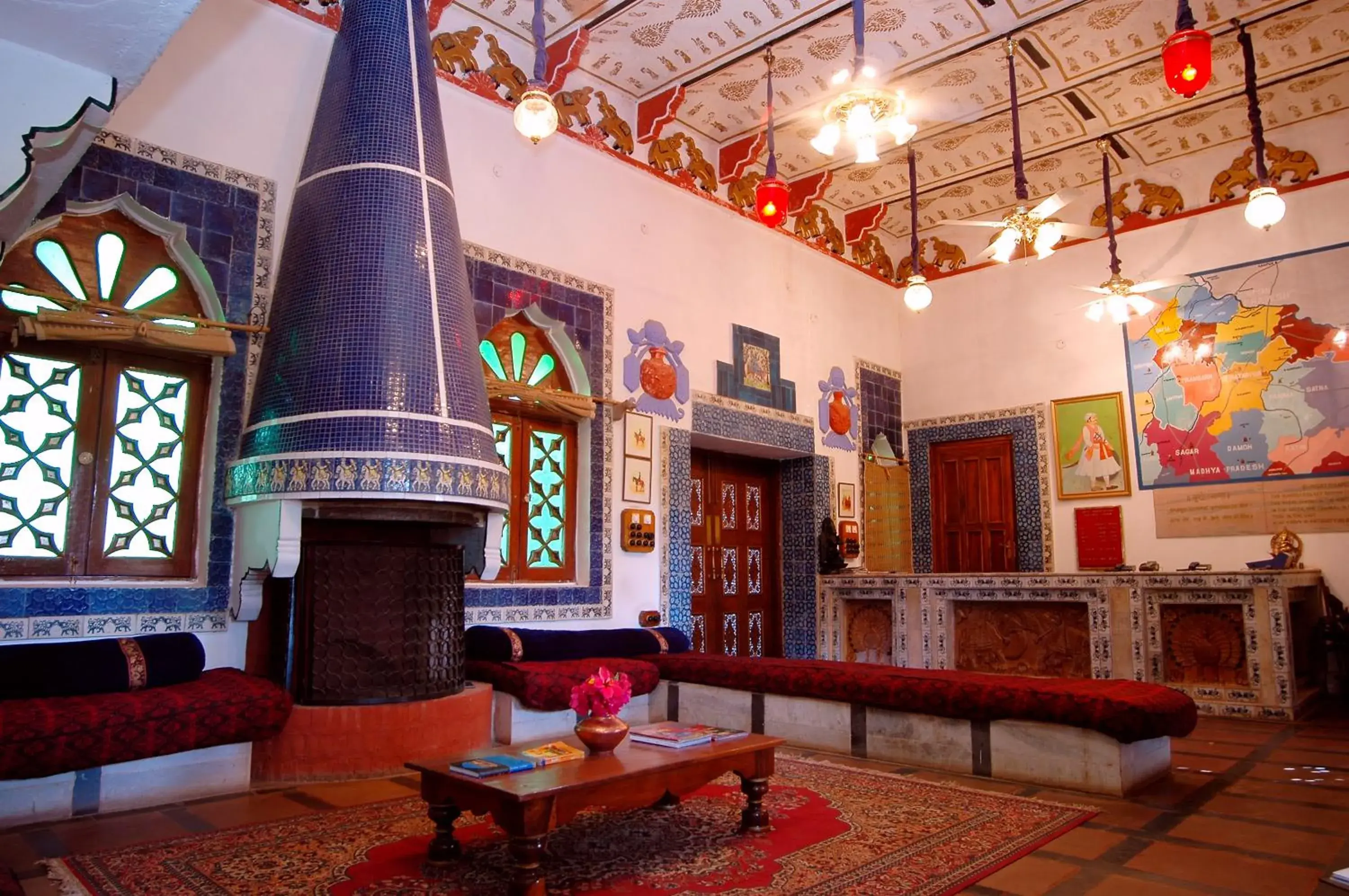 Lobby or reception in Bundelkhand Riverside Lobby or reception in Bundelkhand Riverside