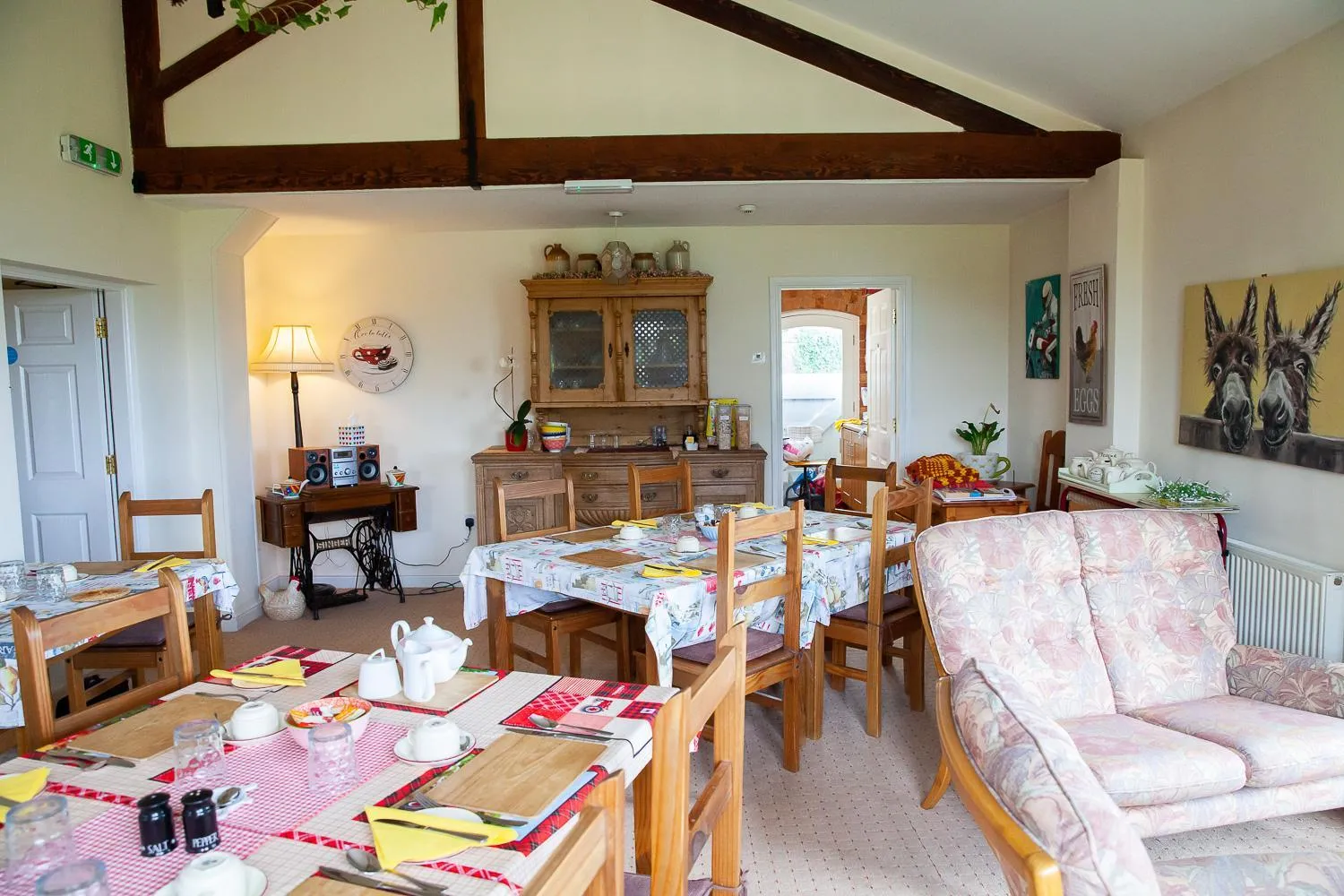 Dining area in Higher Farm