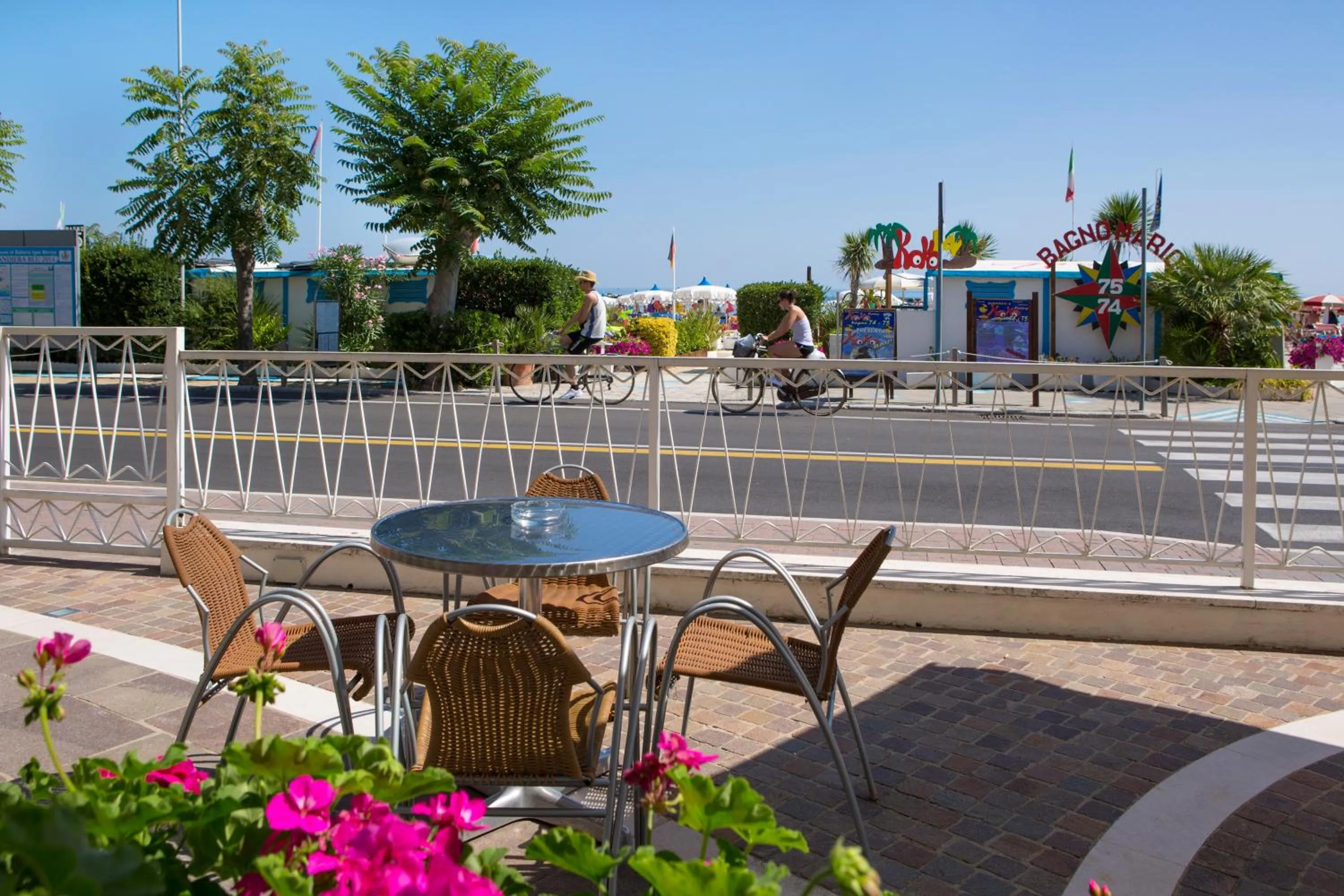 Patio in Hotel Gorini