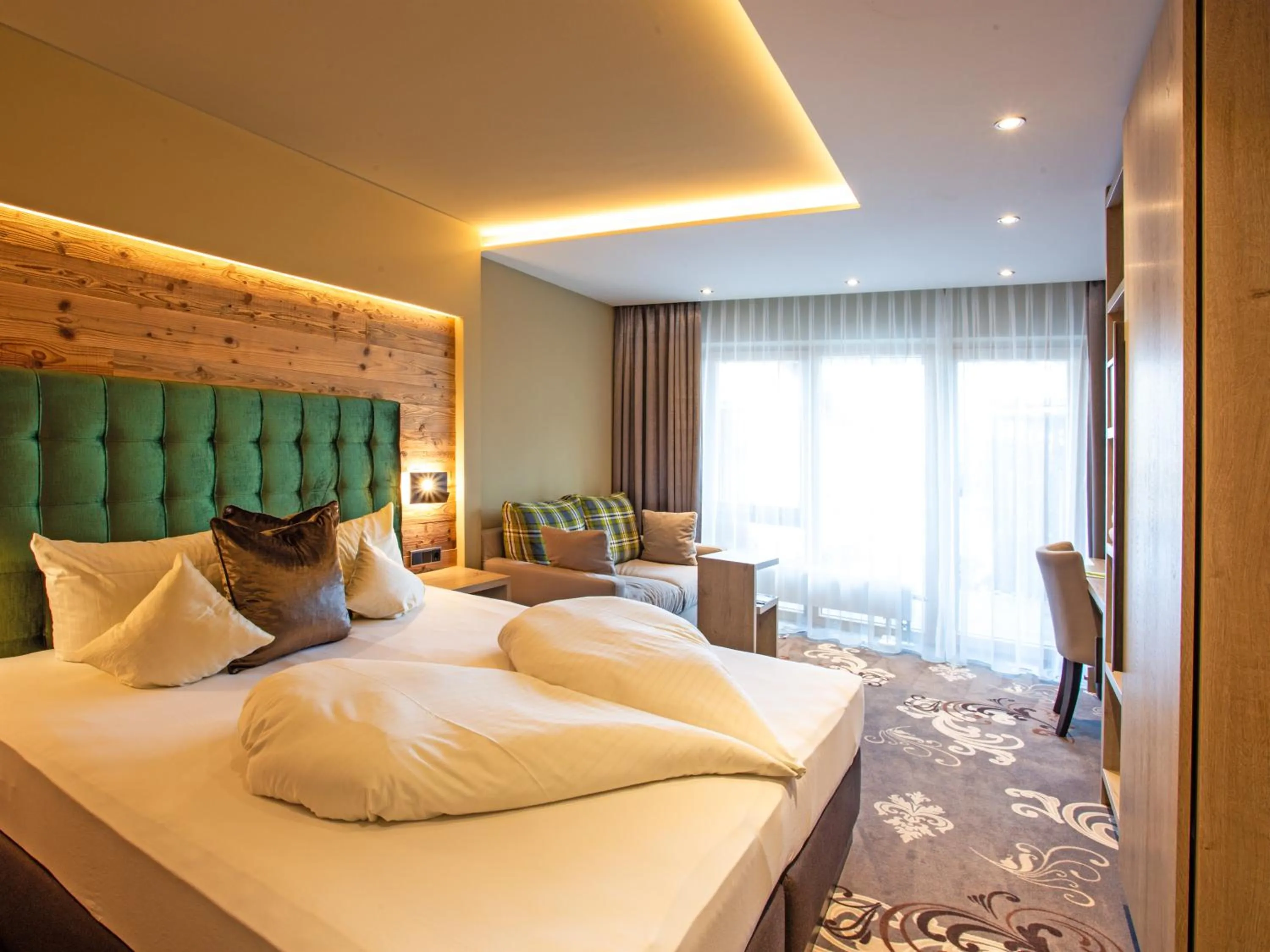 Bed in Hotel Bergruh