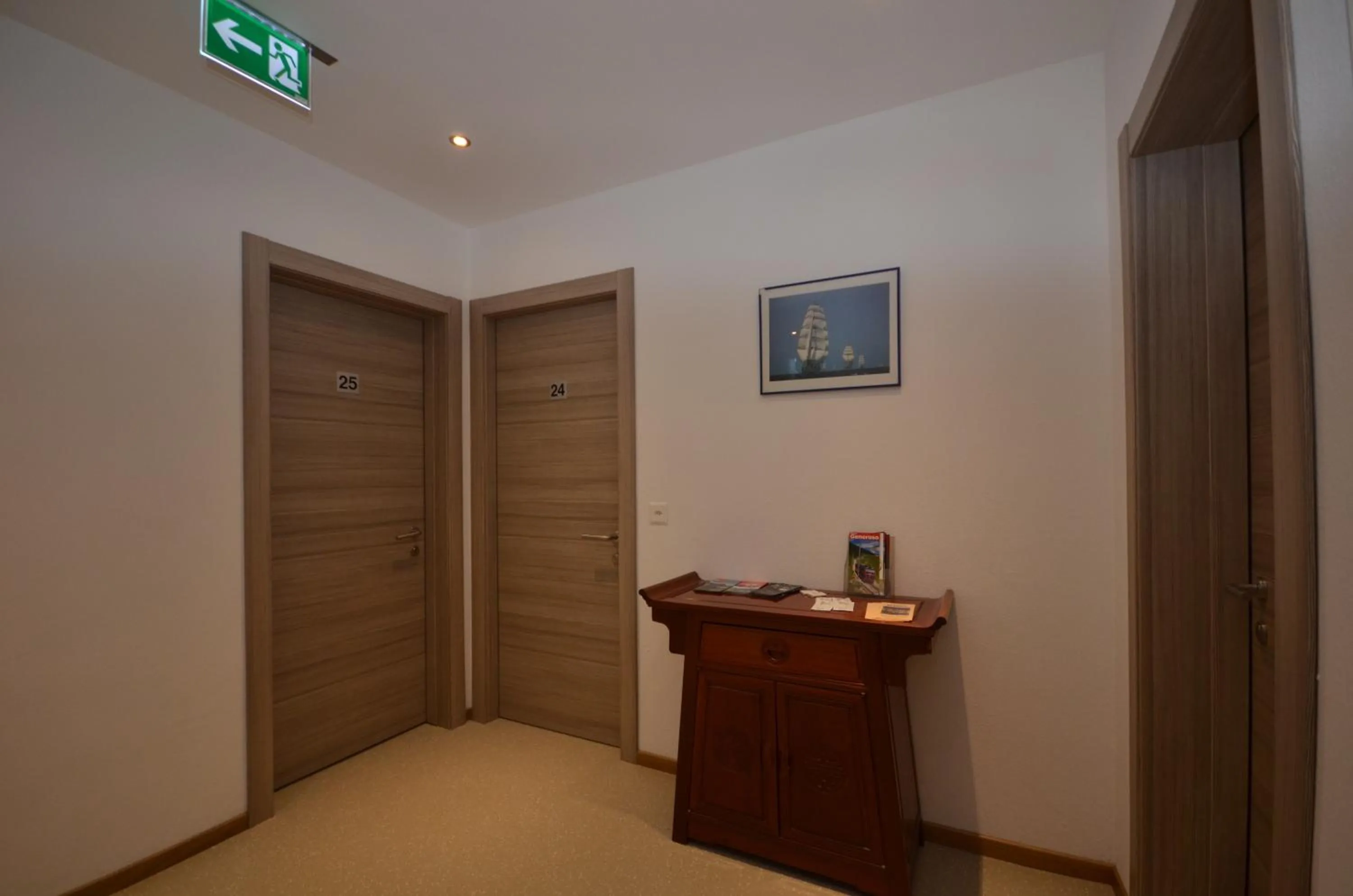 Decorative detail in Albergo Elvezia