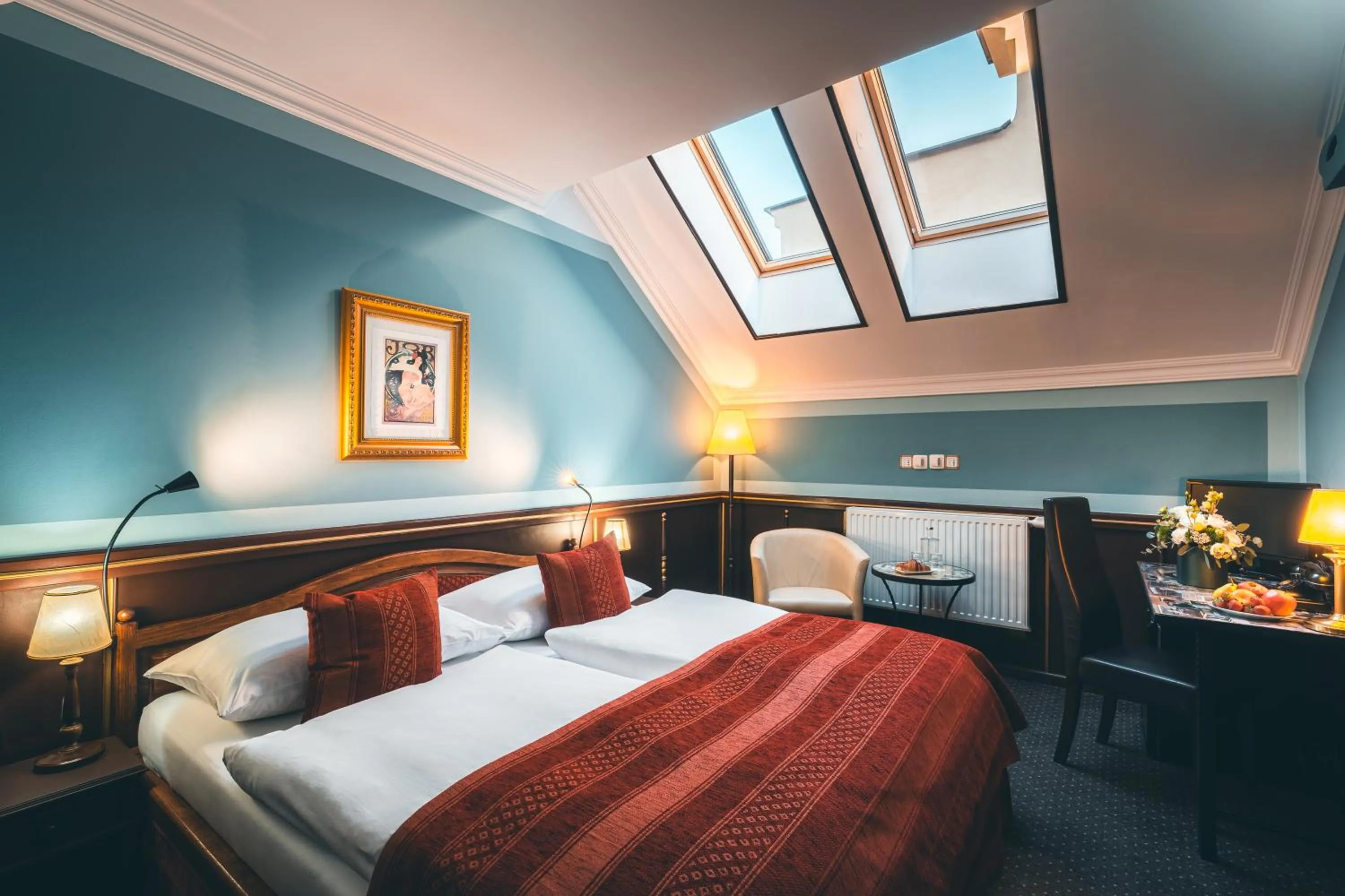 Bed in Hotel Hastal Prague Old Town