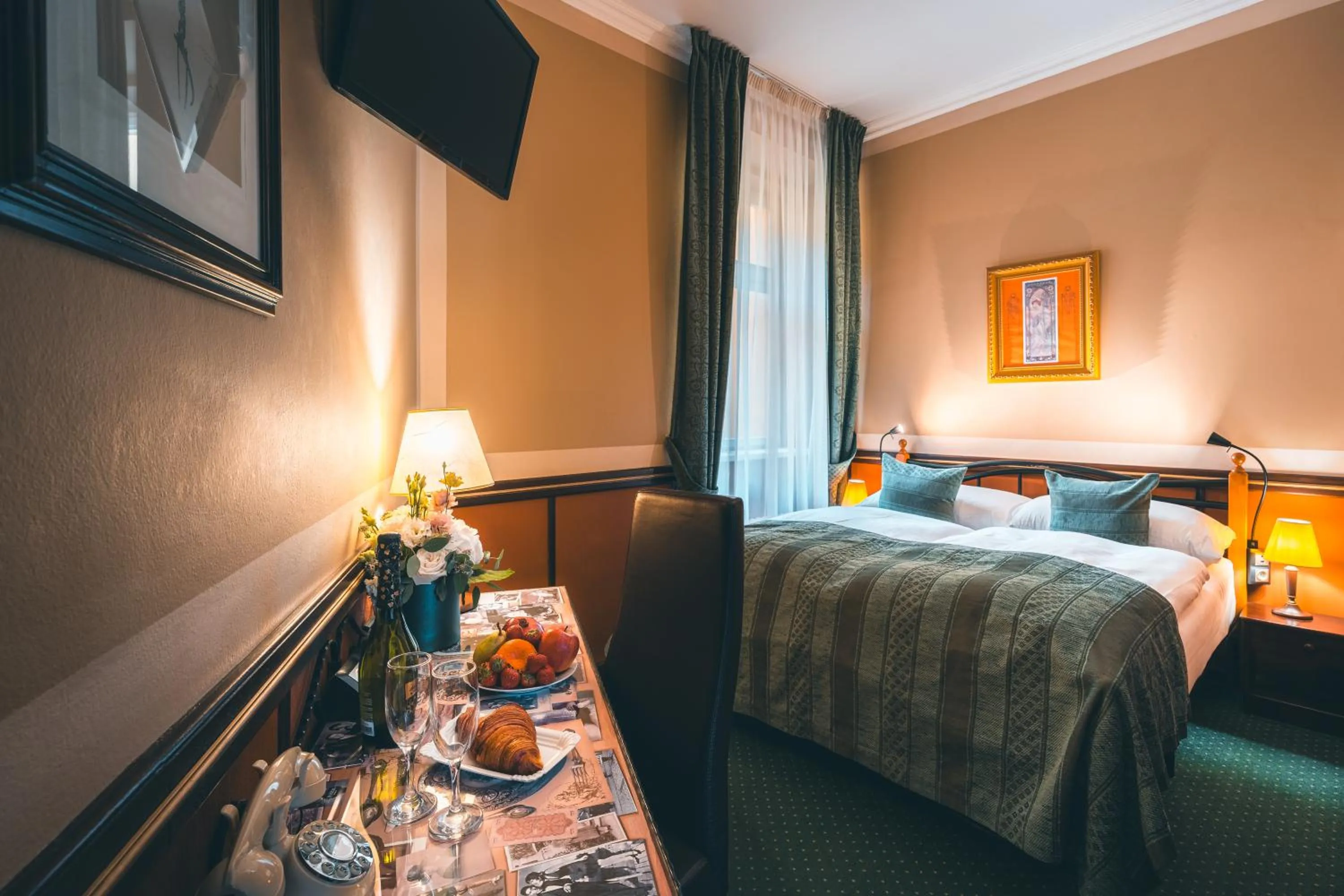 Bed in Hotel Hastal Prague Old Town