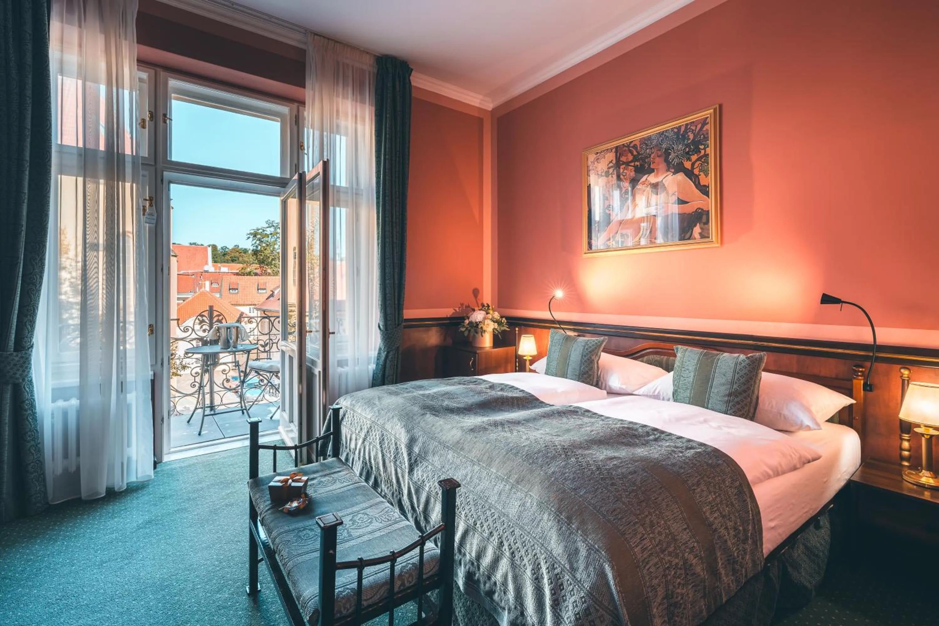 Bed in Hotel Hastal Prague Old Town