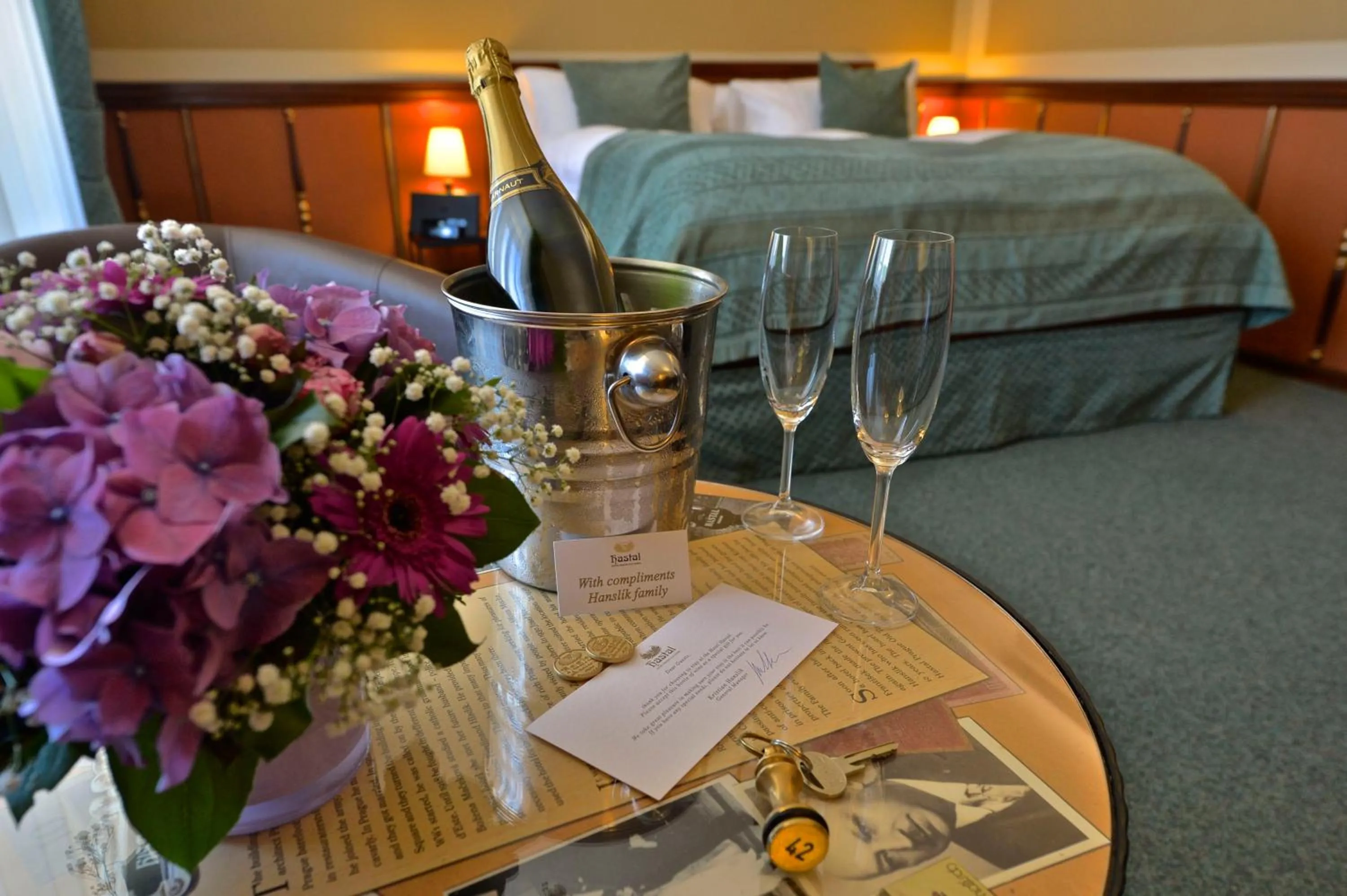 Bedroom, Bed in Hotel Hastal Prague Old Town