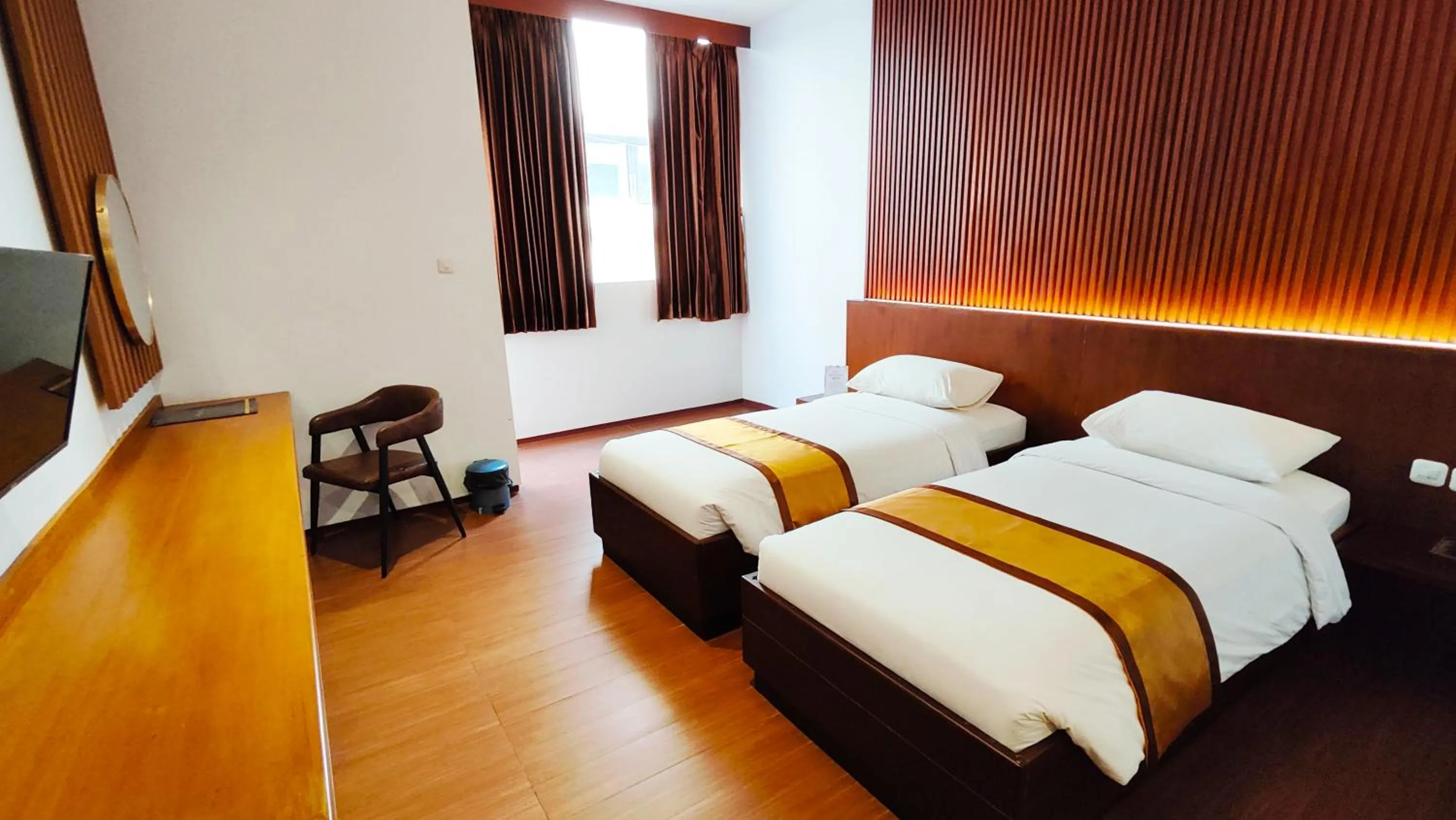 Bed in Odaita Hotel Pamekasan Madura