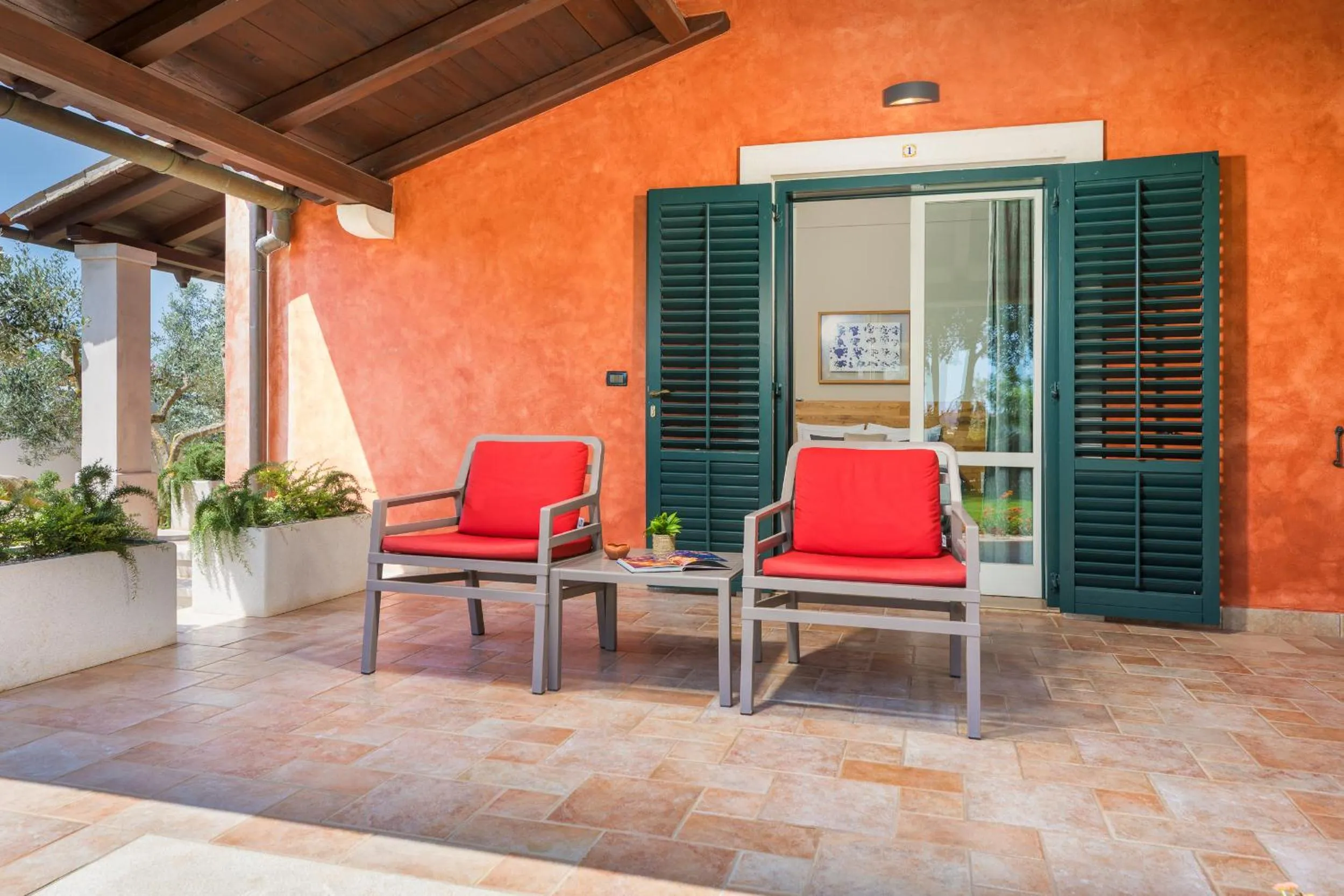 Balcony/Terrace in Rooms Alla Beccaccia