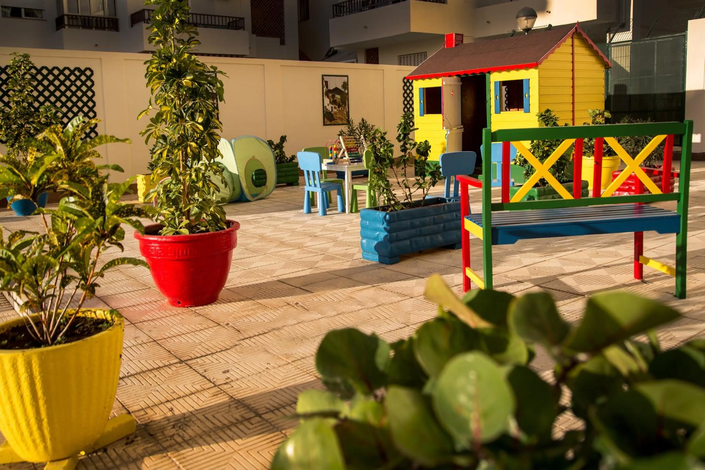 Children play ground in Apartamentos Oro Blanco