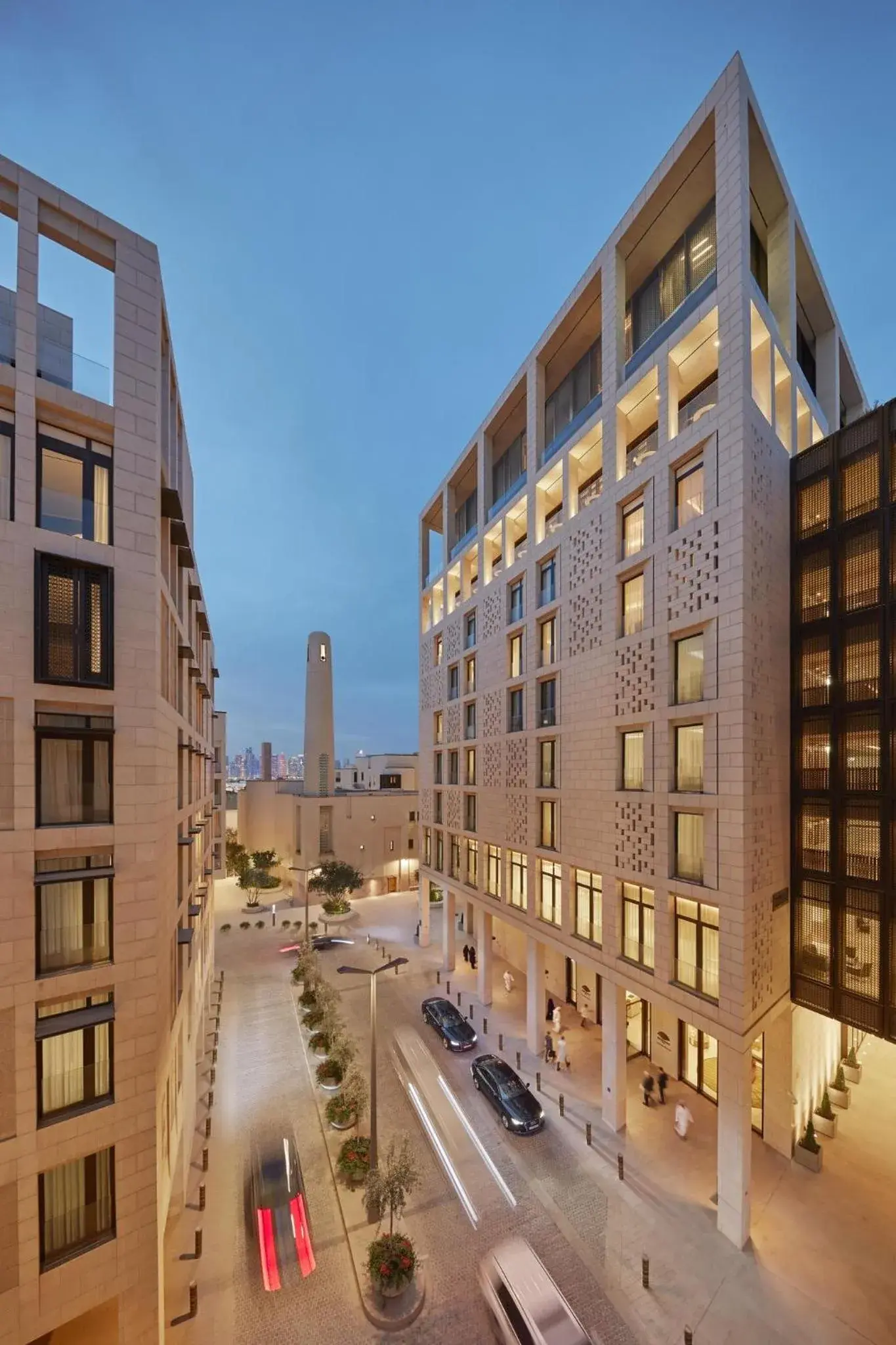 Facade/entrance in Mandarin Oriental, Doha Facade/entrance in Mandarin Oriental, Doha