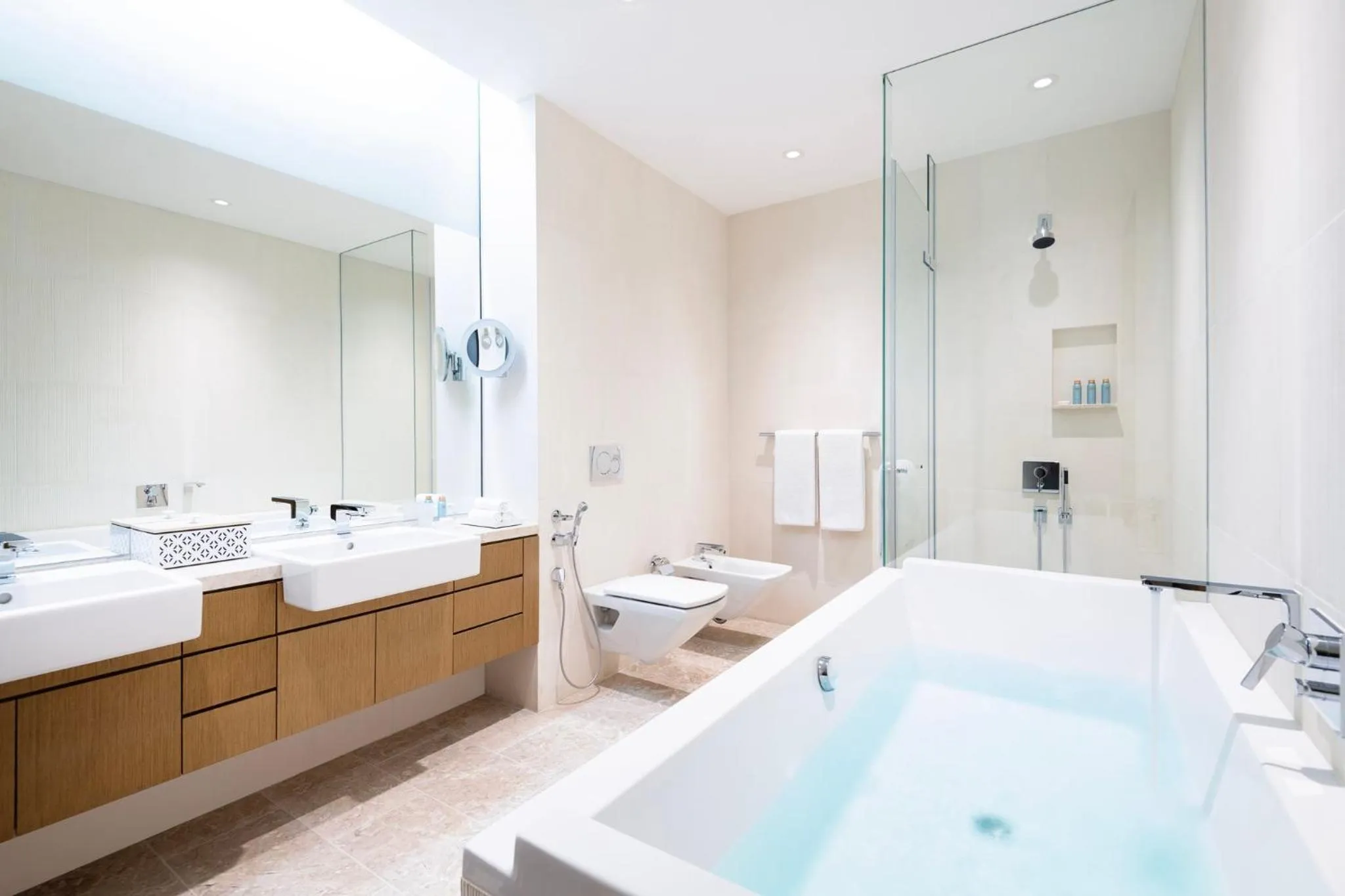 Bathroom in Mandarin Oriental, Doha