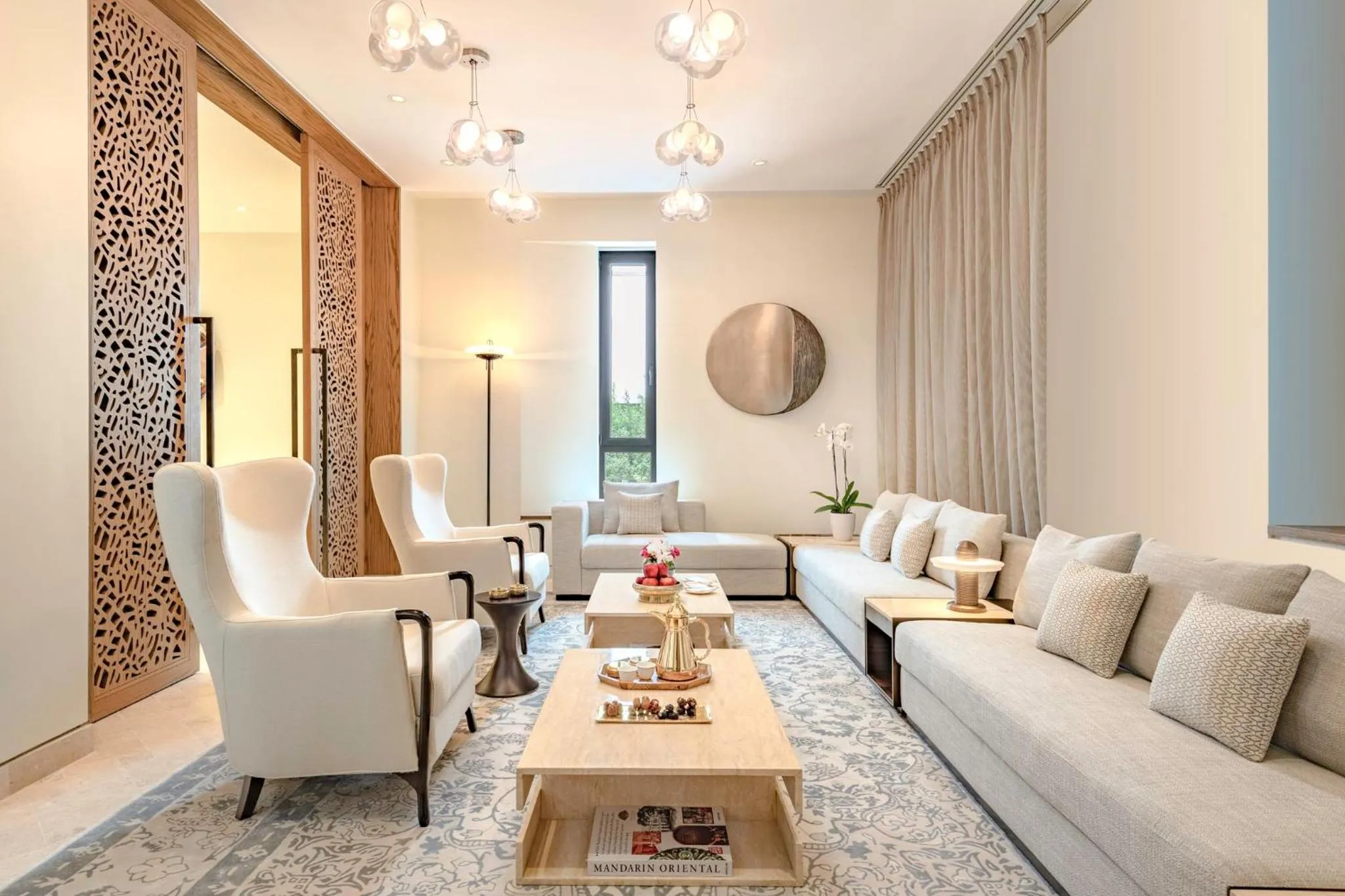 Living room in Mandarin Oriental, Doha
