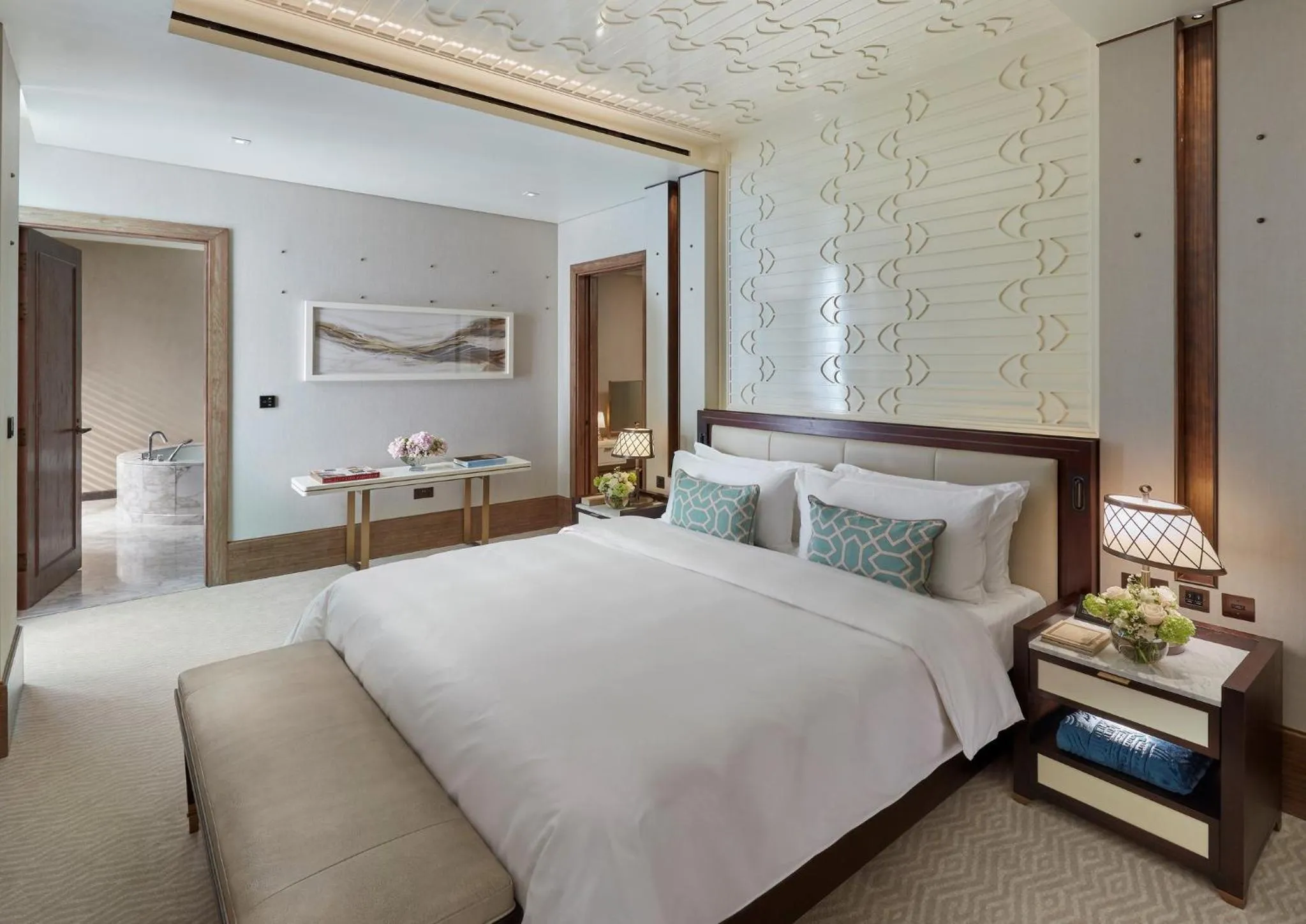 Photo of the whole room, Bed in Mandarin Oriental, Doha